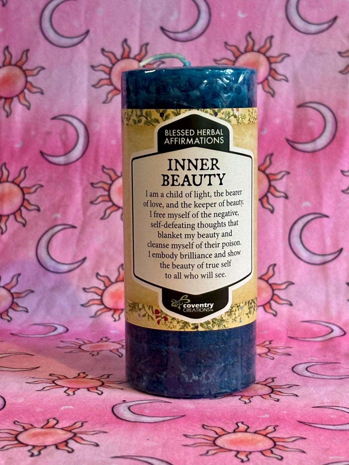 Inner Beauty Ritual Candle, Spell Candle, Self Love Candle, Confidence Candle, Altar Candle, Housewarming Gift, Confidence Spell Candle