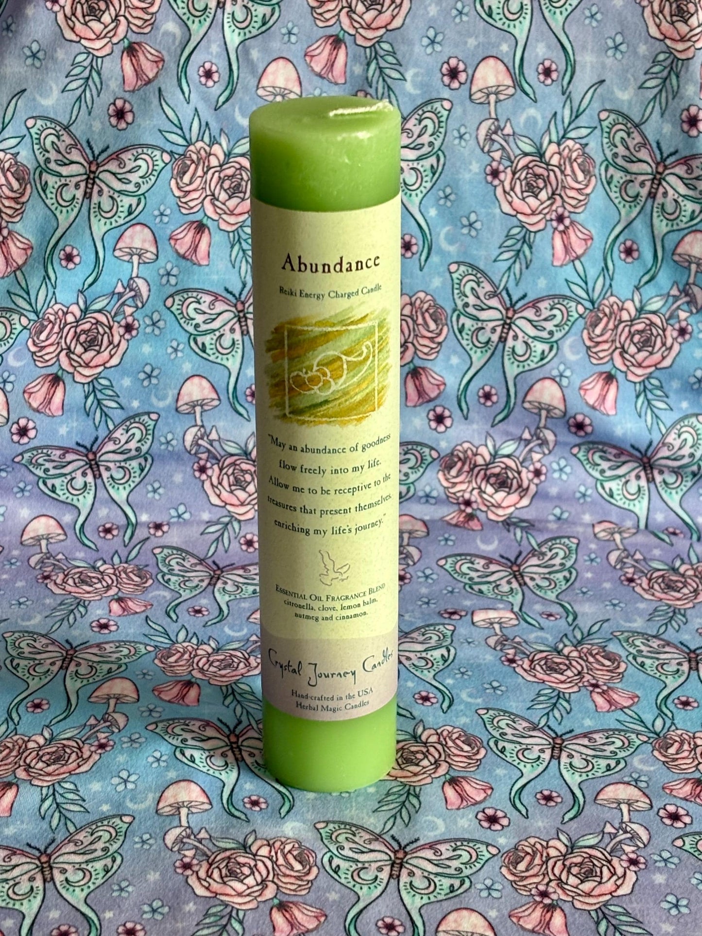 Abundance Ritual Candle, Spell Candle, Abundance Money Candle, Altar Candle, Housewarming Gift, Ritual Supplies, Money Ritual Candle