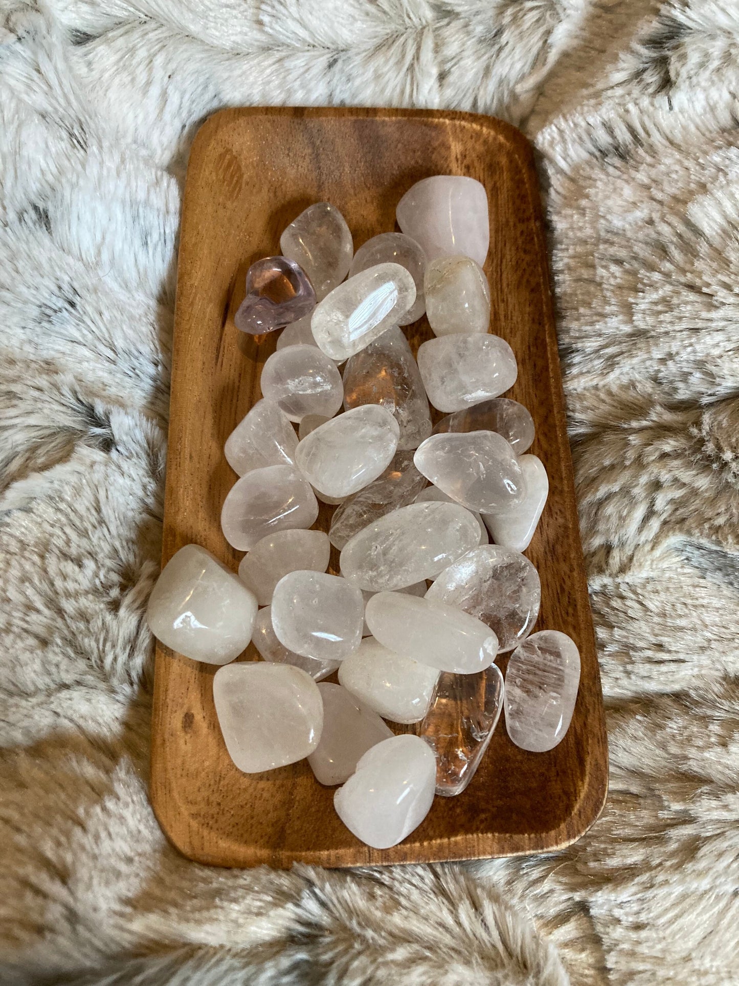 Clear Quartz Tumbled Stone * Clear Quartz * Tumbled Stones * Crystals * Witchcraft * Tumbled Crystals * Wiccan * Pagan * Witch