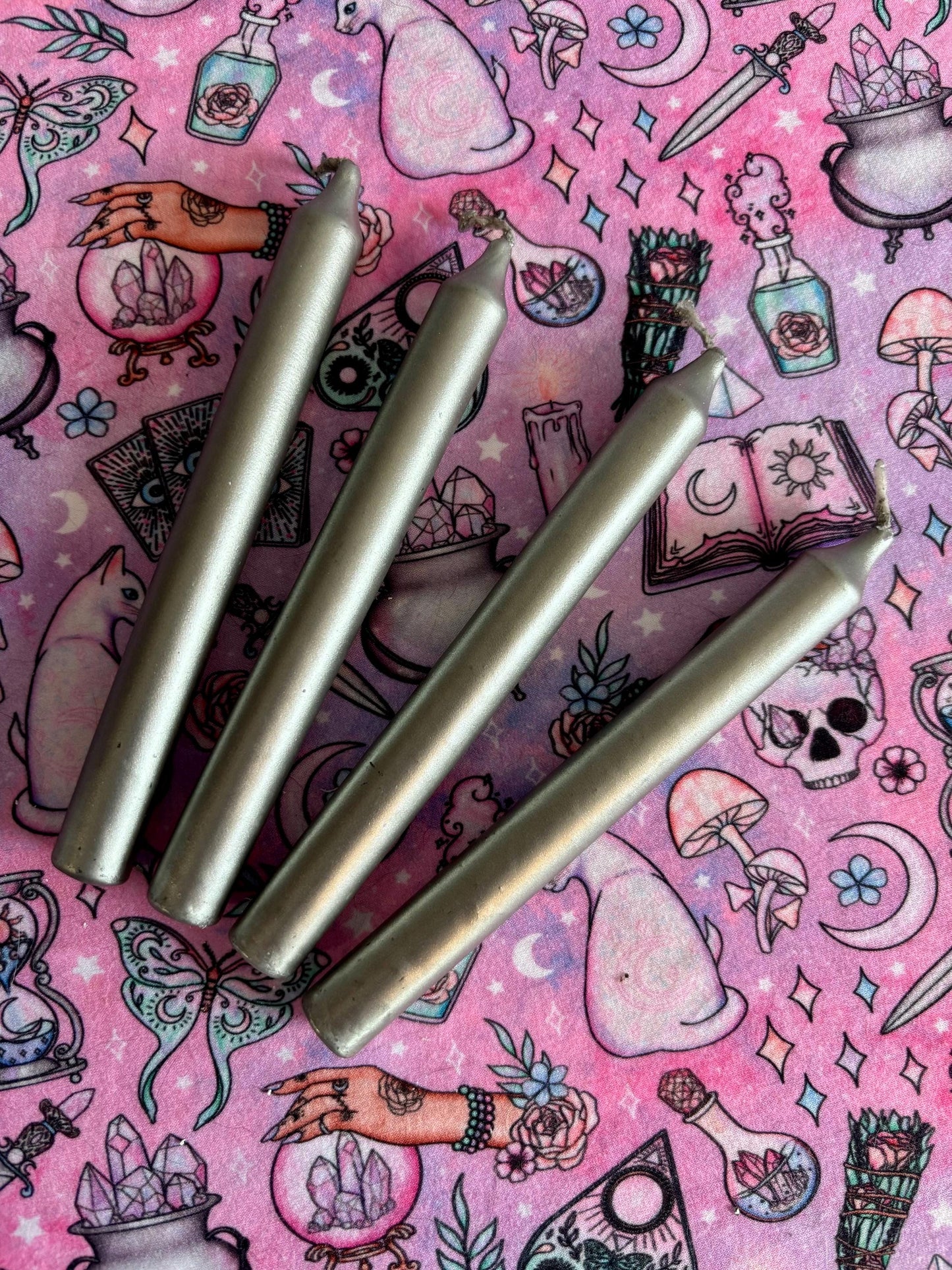 Metallic Chime Candles ~ Spell Candles ~ Small Candles ~ Witchcraft ~ Spell work ~ Witchy ~ Wiccan ~ Pagan ~ Craft Supplies