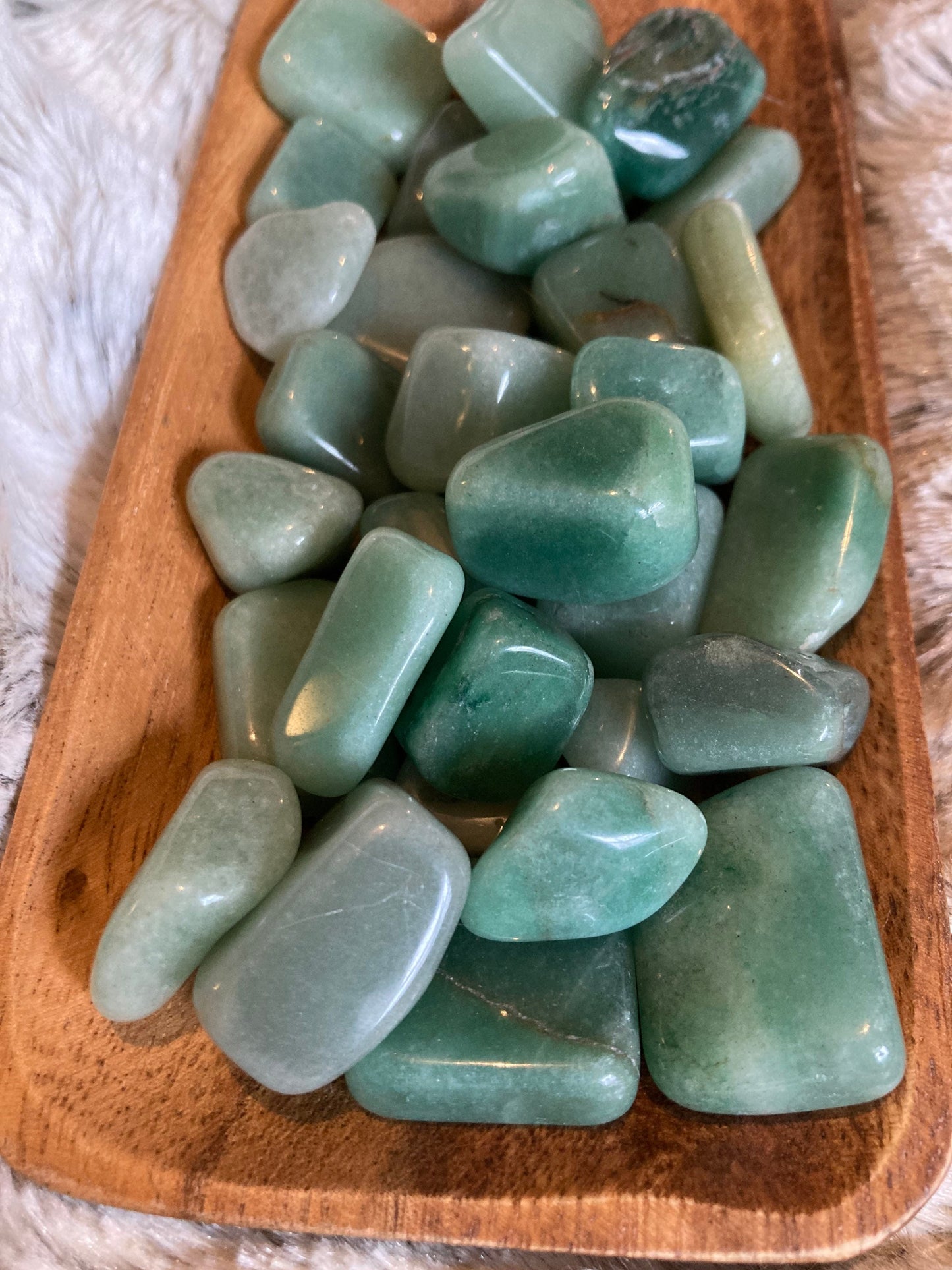 Aventurine Tumbled Stone * Aventurine * Tumbled Stones * Crystals * Witchcraft * Tumbled Crystals * Wiccan * Pagan * Witch