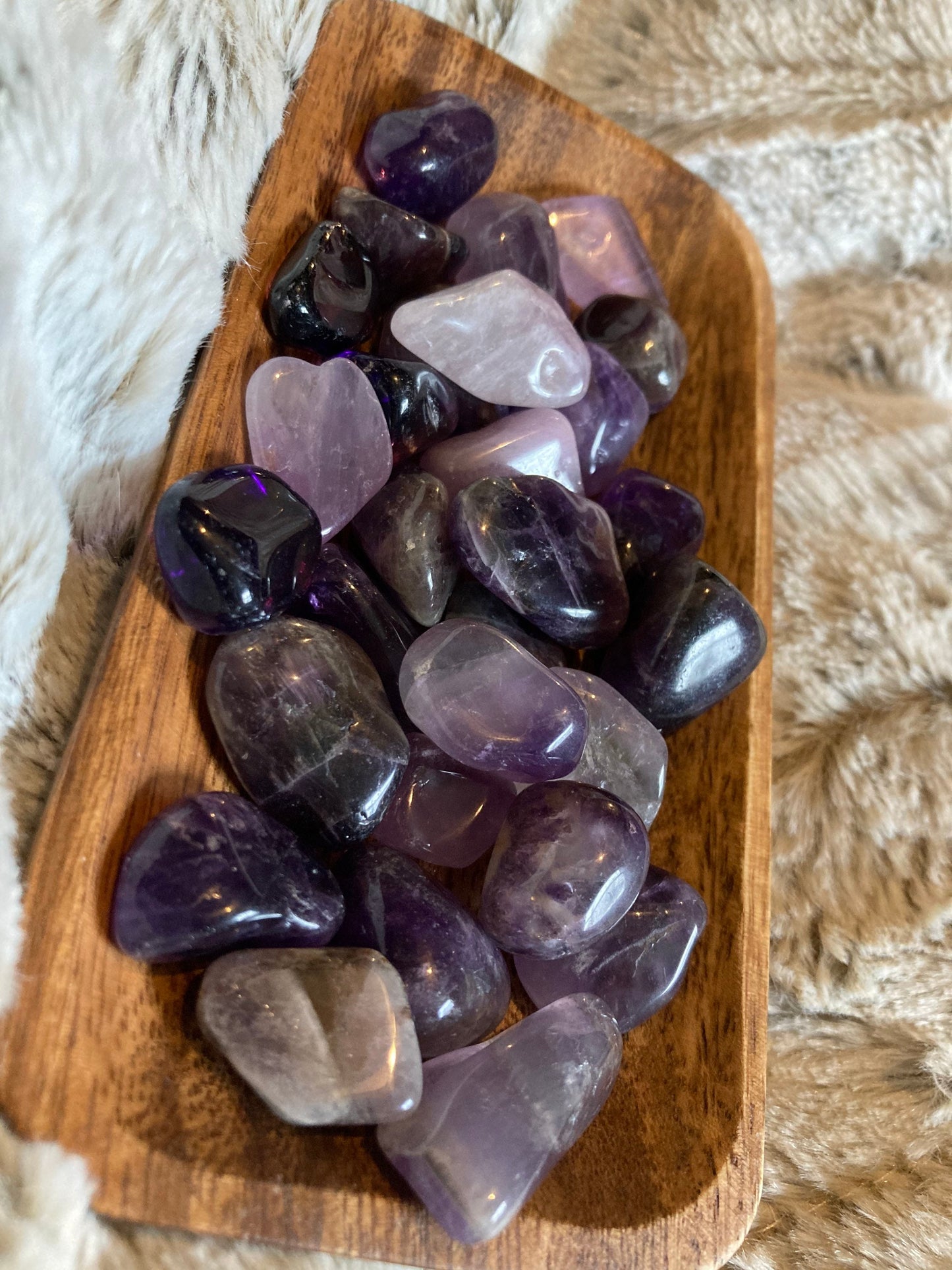 Amethyst Tumbled Stone * Amethyst * Tumbled Stones * Crystals * Witchcraft * Tumbled Crystals * Wiccan * Pagan * Witch