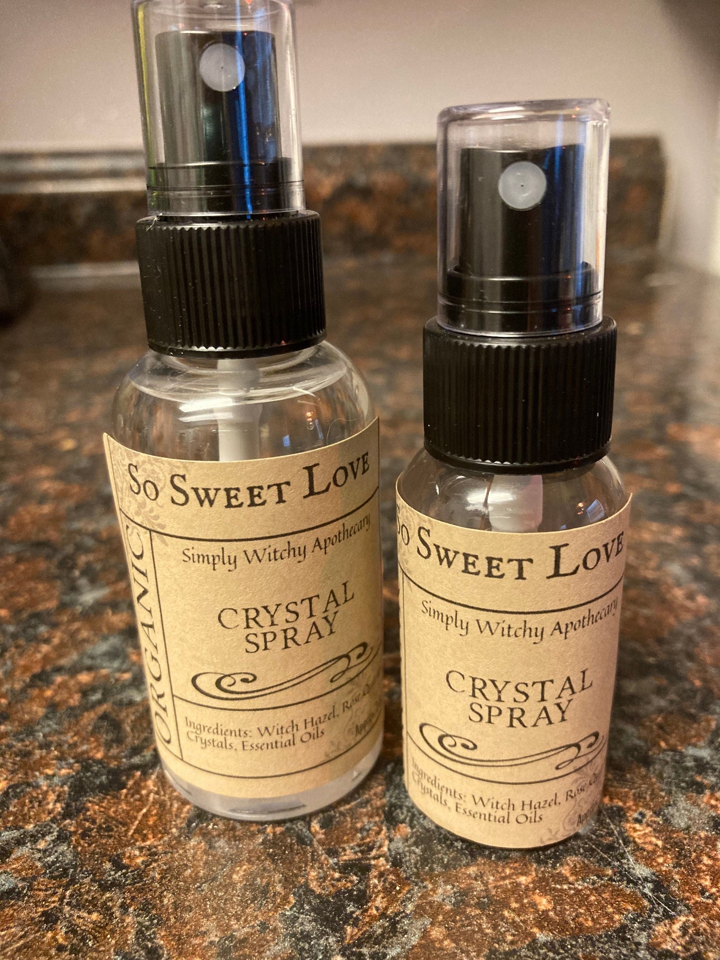 Crystal Spray * Love Spray * Bring Love into Your Life * Self Love Crystal Spray