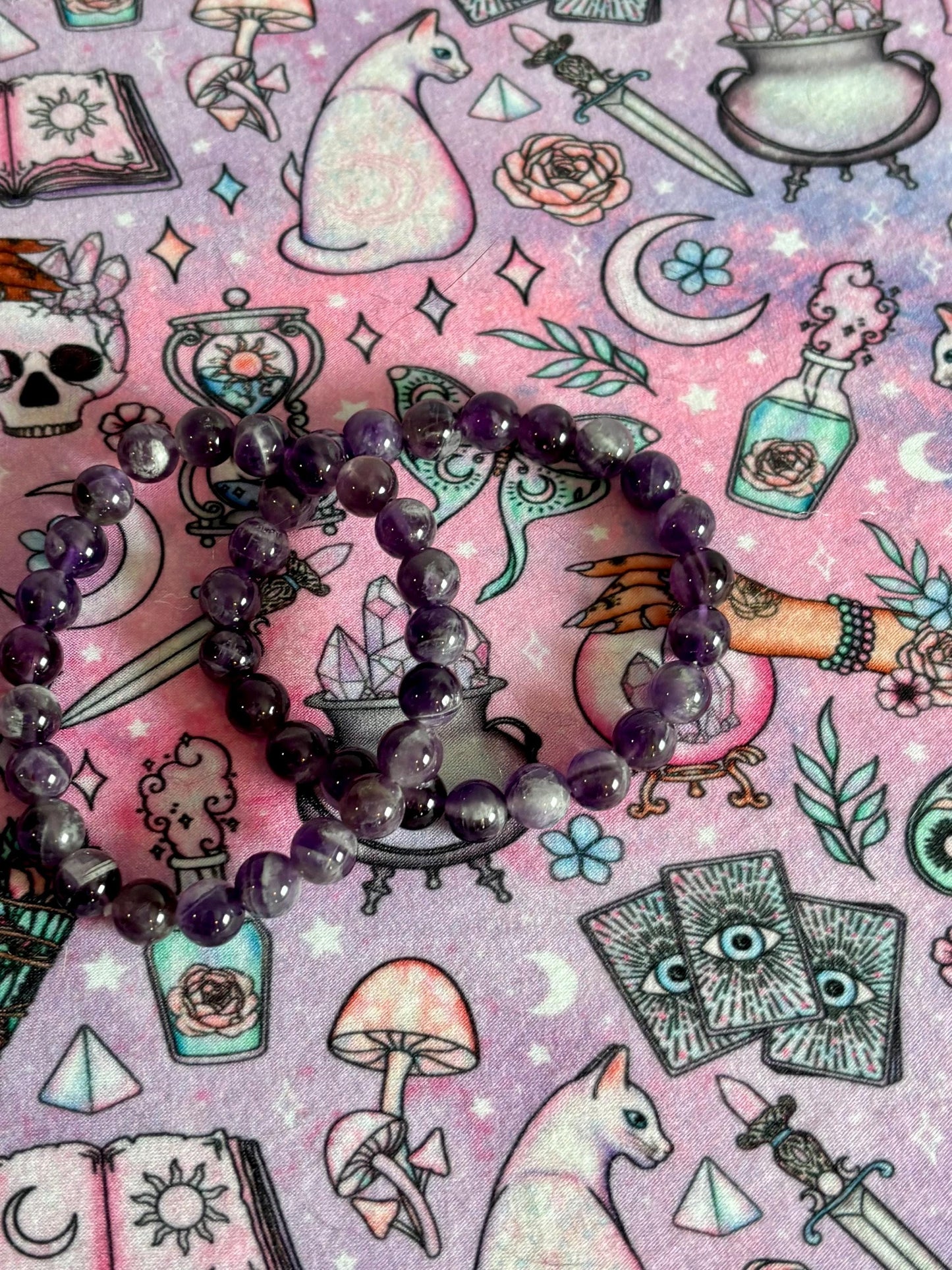Fashion Beaded Bracelet, Stretch Bracelet, Crystals Bracelet, Charmed Bracelet, Boho Jewelry, Gift for Her