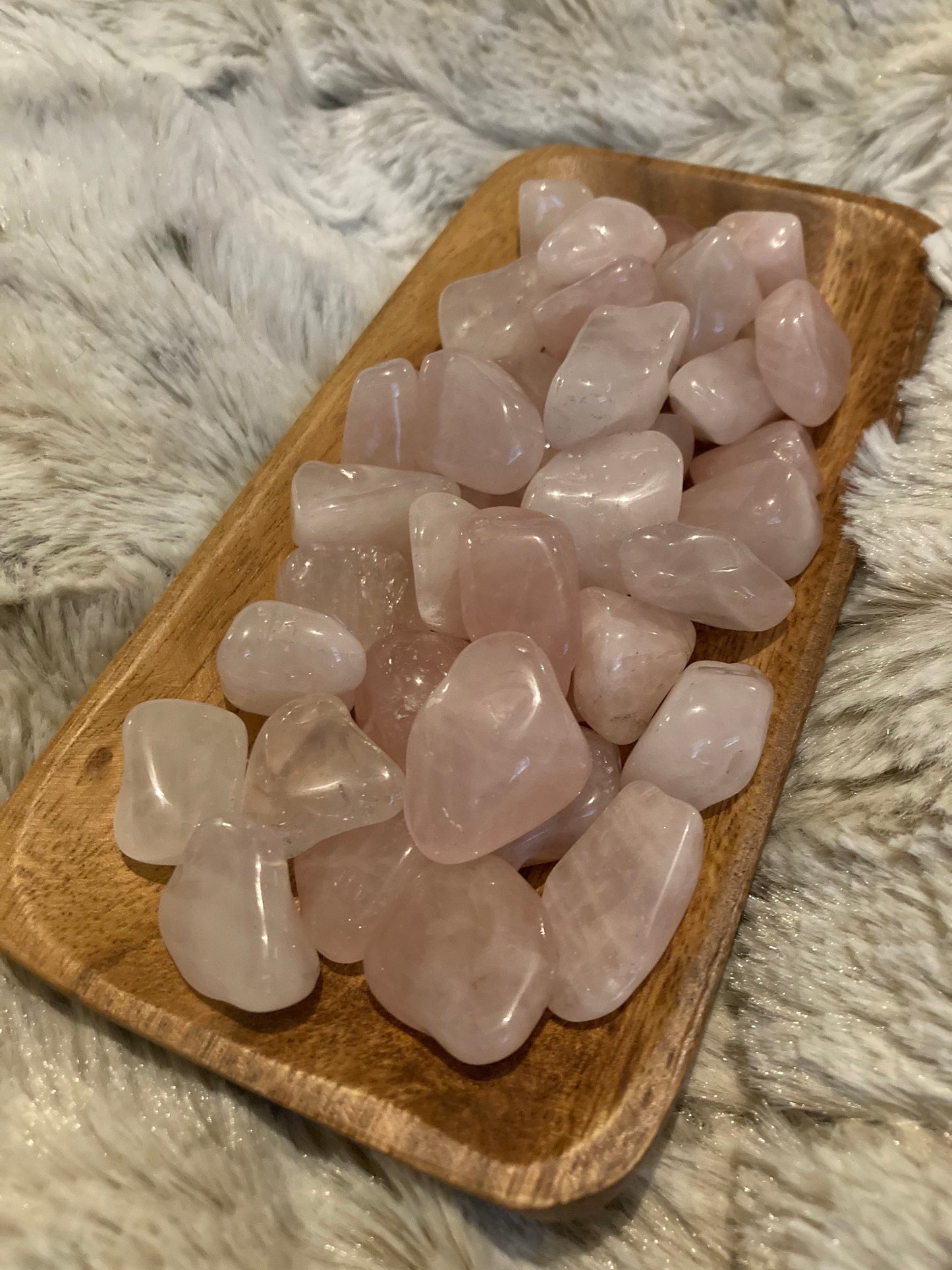 Rose Quartz Tumbled Stone * Rose Quartz * Tumbled Stones * Crystals * Witchcraft * Tumbled Crystals * Wiccan * Pagan * Witch