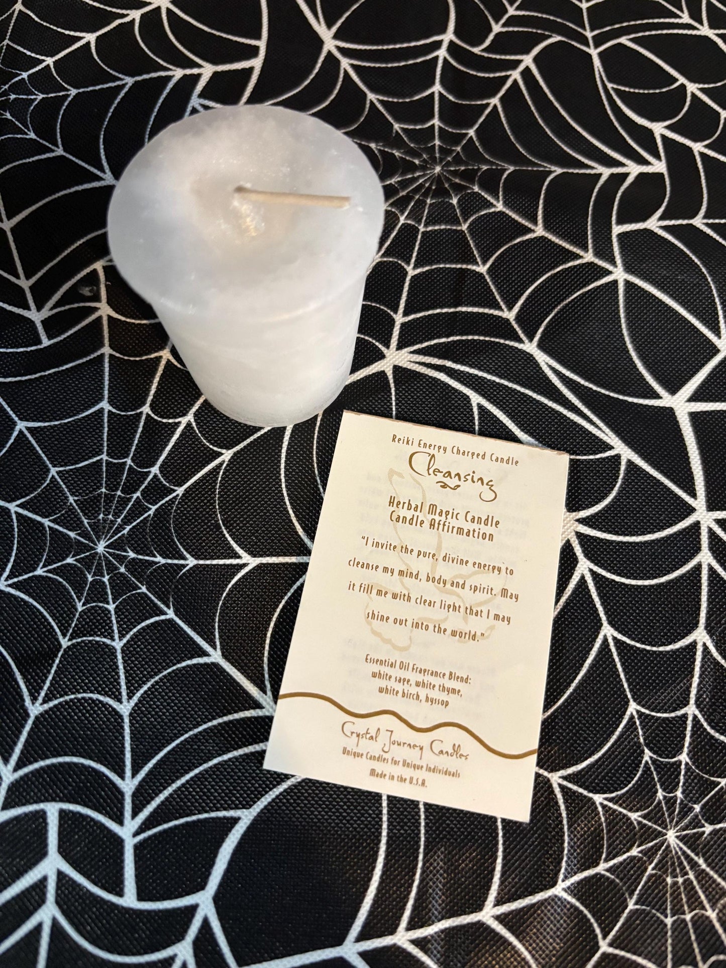 Cleansing Votive Candle ~ Cleanse ~ Cleansing ~ Cleansing Energy ~ Spell Candles