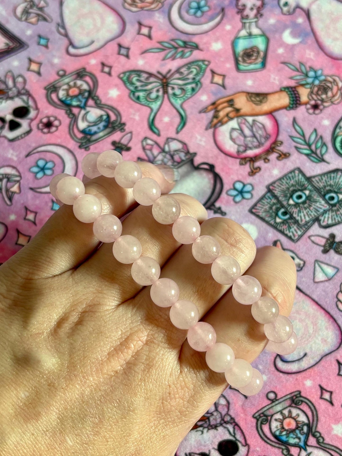 Fashion Beaded Bracelet, Stretch Bracelet, Crystals Bracelet, Charmed Bracelet, Boho Jewelry, Gift for Her
