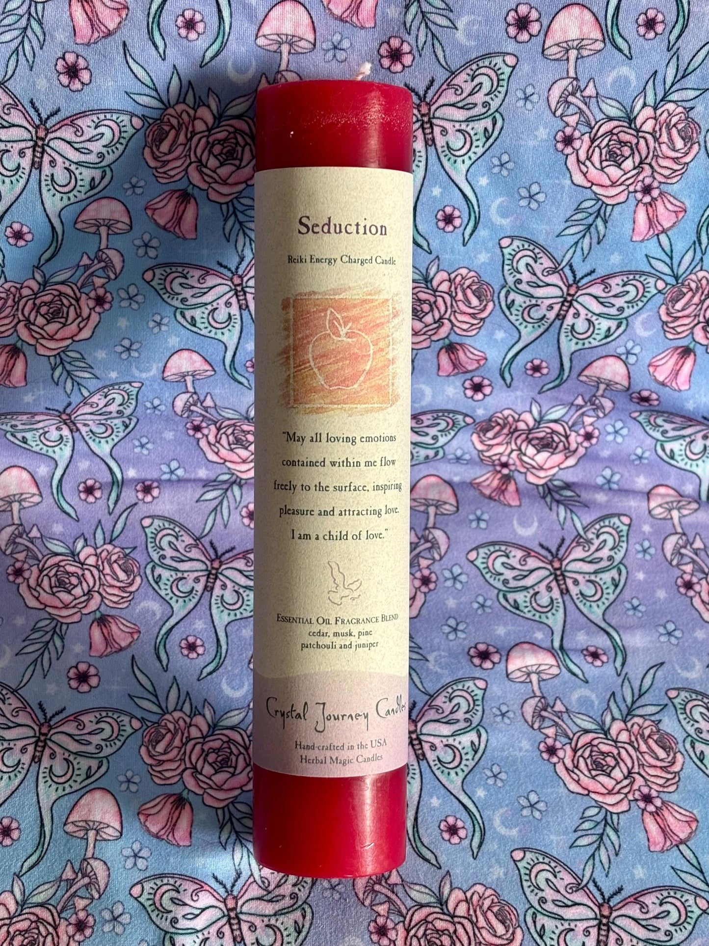Seduction Ritual Candle, Seduction Spell Candle, Love Spell Candle, Lust Spell Candle, Spell Candles, Wiccan, Witchcraft