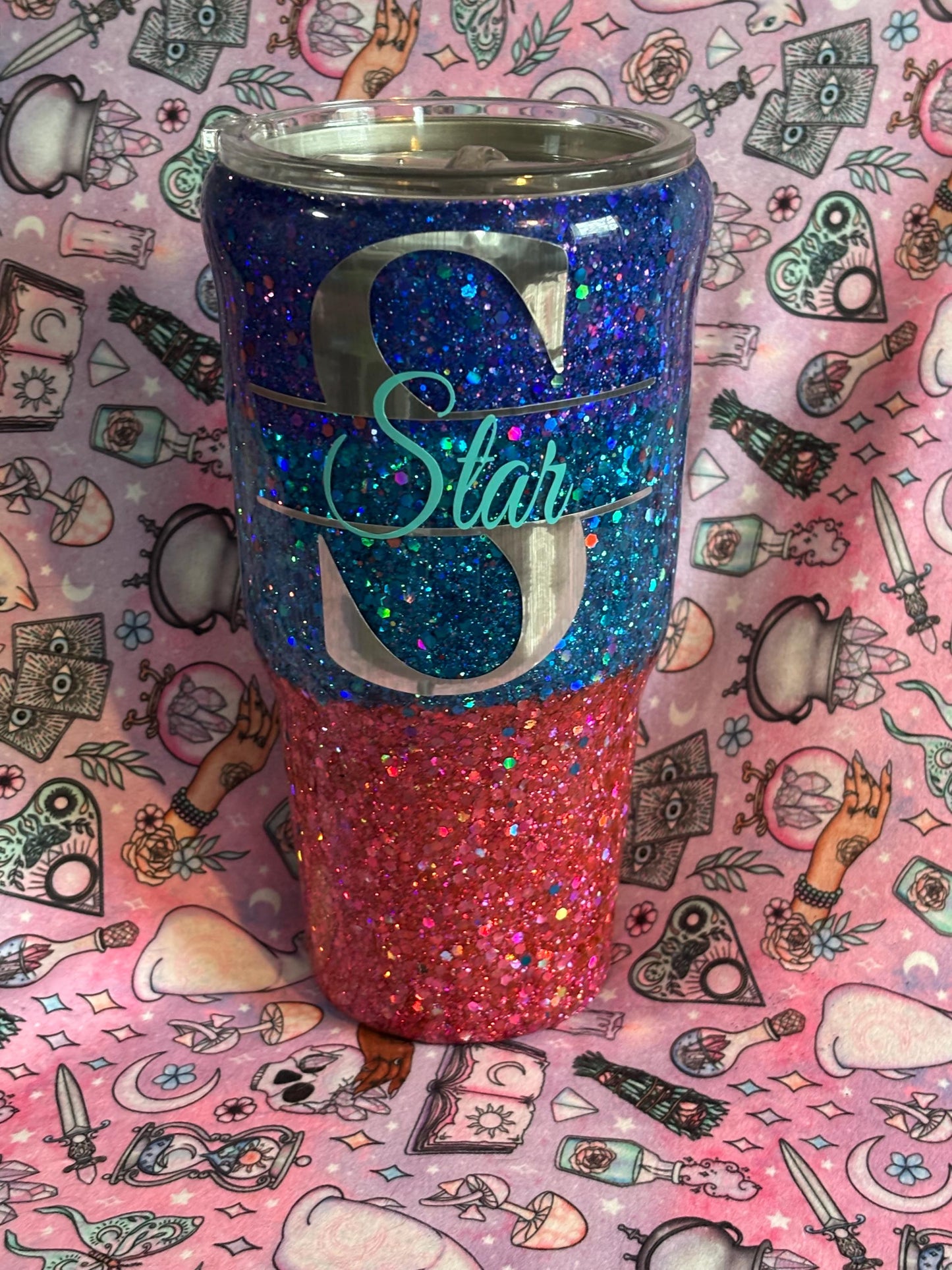 Custom Name Tumblers ~ Glitter Epoxy Tumbler ~ Epoxy Tumbler ~ 30 oz. Tumbler ~ Custom Tumblers ~ Gift Ideas ~ Teacher Gift ~ Bridal Gifts