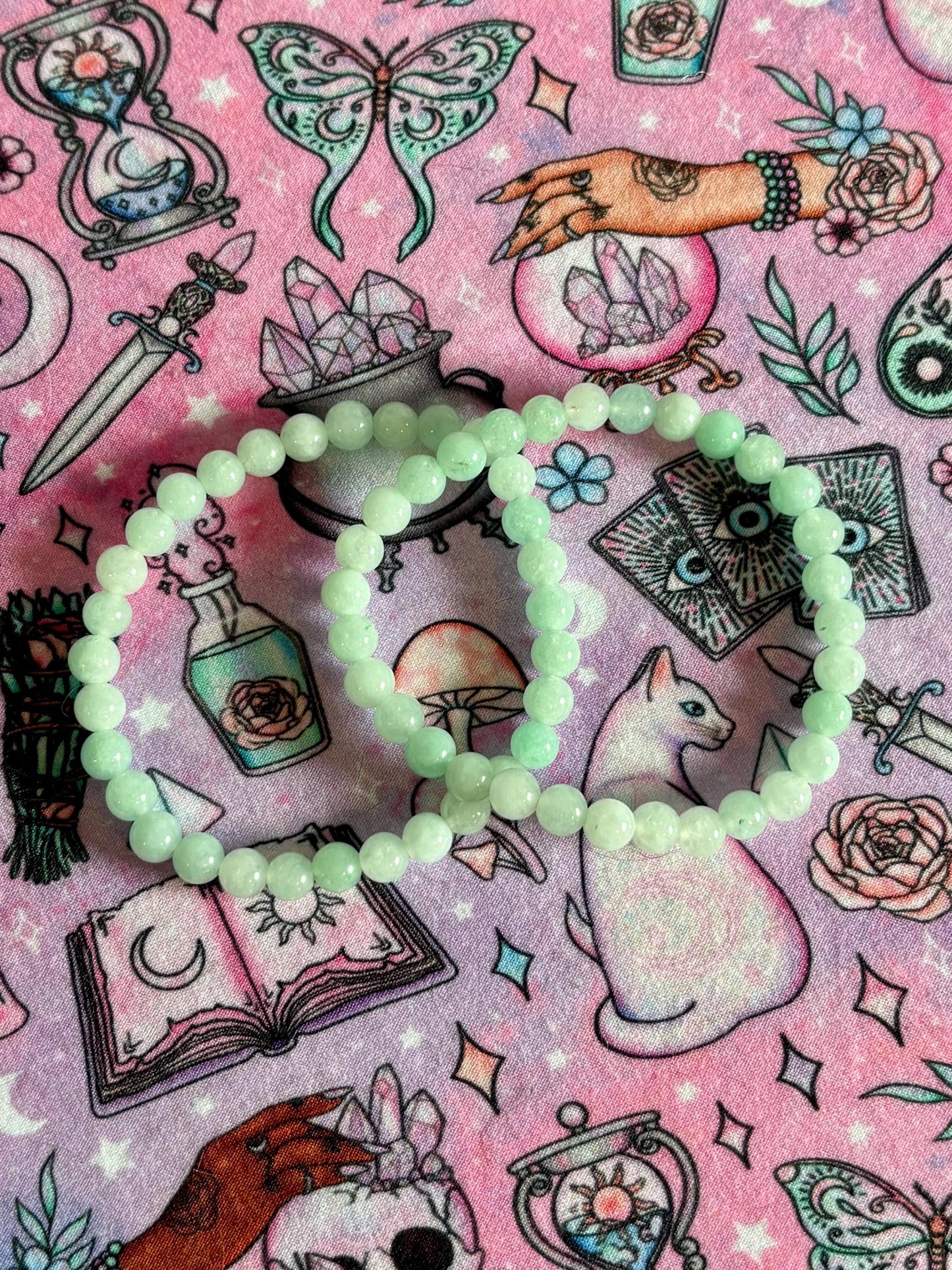 Fashion Beaded Bracelet, Stretch Bracelet, Crystals Bracelet, Charmed Bracelet, Boho Jewelry, Gift for Her