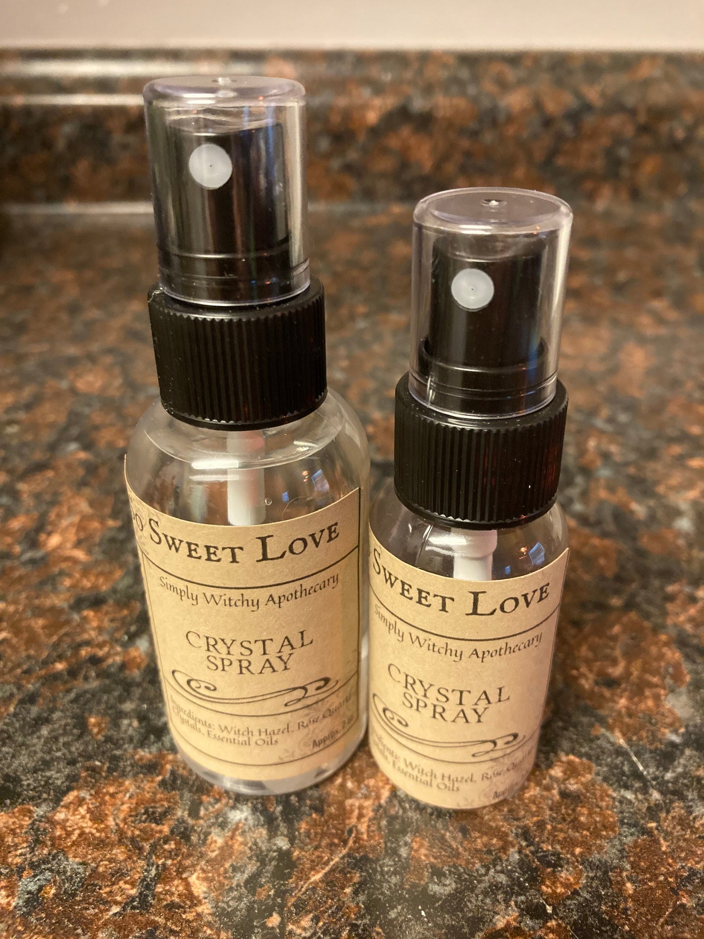 Crystal Spray * Love Spray * Bring Love into Your Life * Self Love Crystal Spray