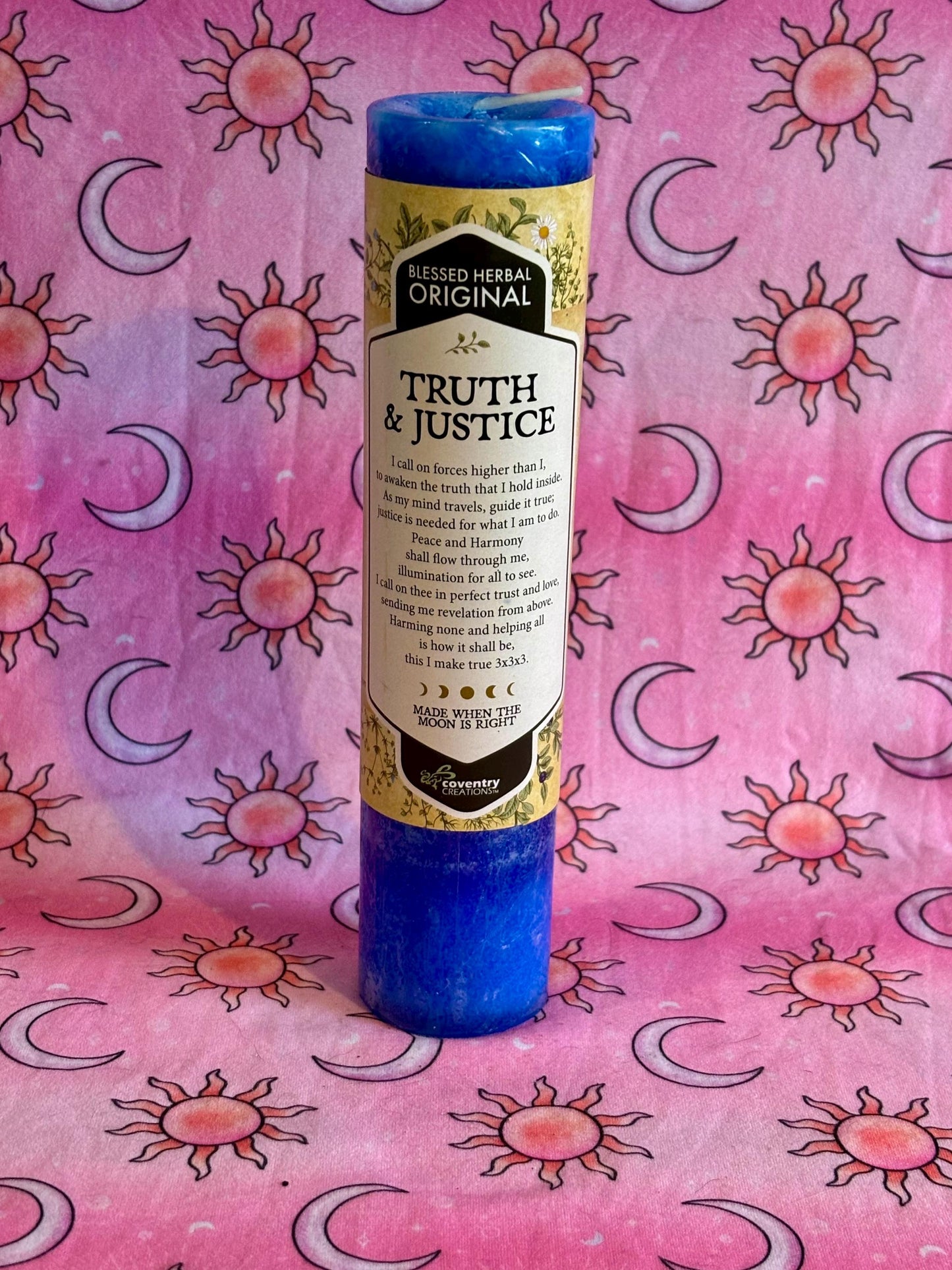 Truth And Justice Ritual Candle, Court Candle, Get Justice, Spell Candle, Ritual Candle, Truth And Justice Candle, Justice Ritual
