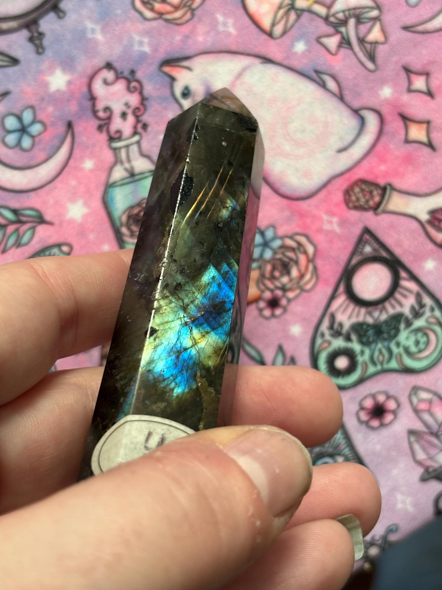 Discounted Pieces * Labradorite Tower* Crystals * Witchcraft * Wiccan * Pagan * Altar Decoration * Spiritual Gift * Witch