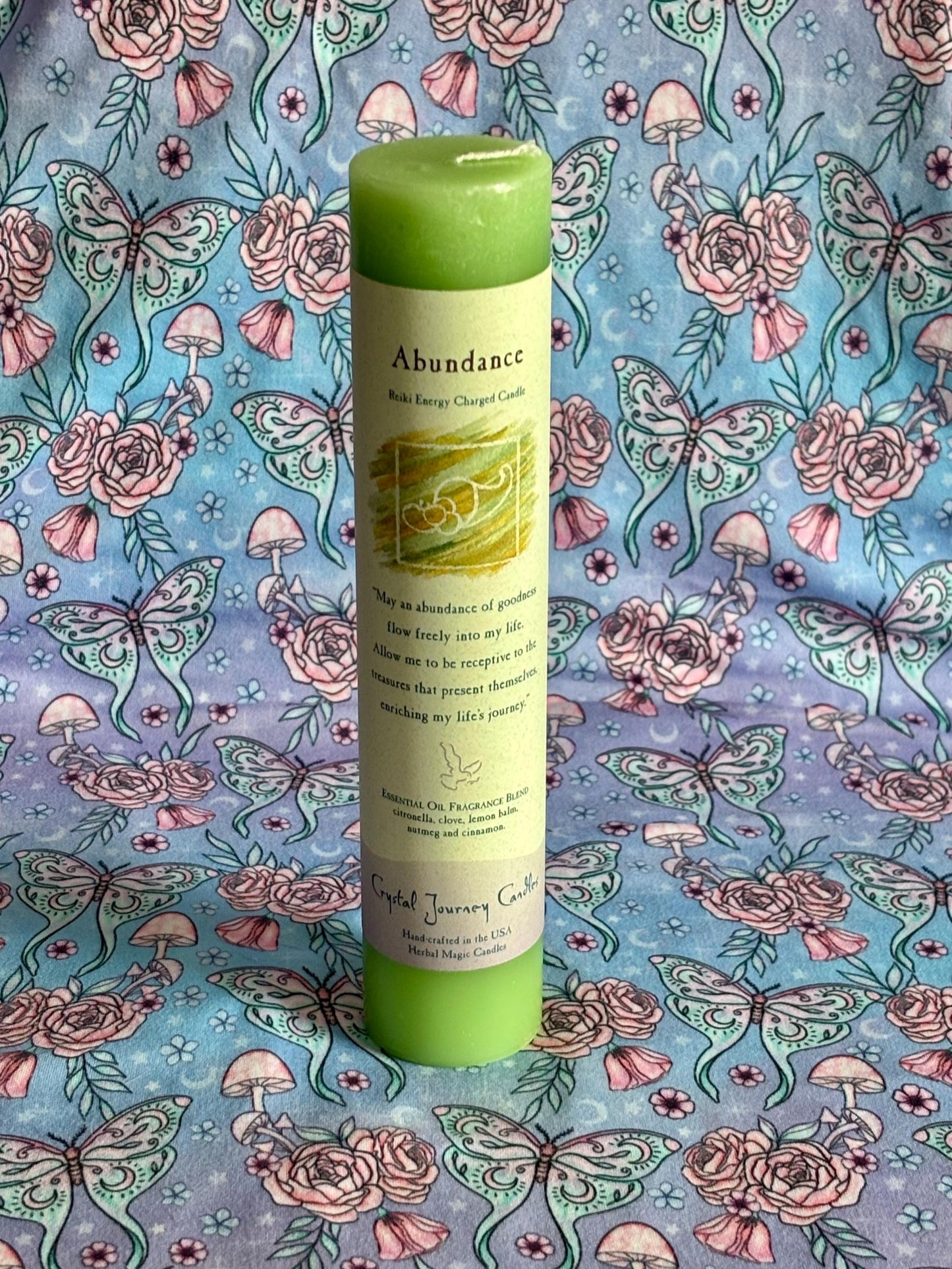 Abundance Ritual Candle, Spell Candle, Abundance Money Candle, Altar Candle, Housewarming Gift, Ritual Supplies, Money Ritual Candle