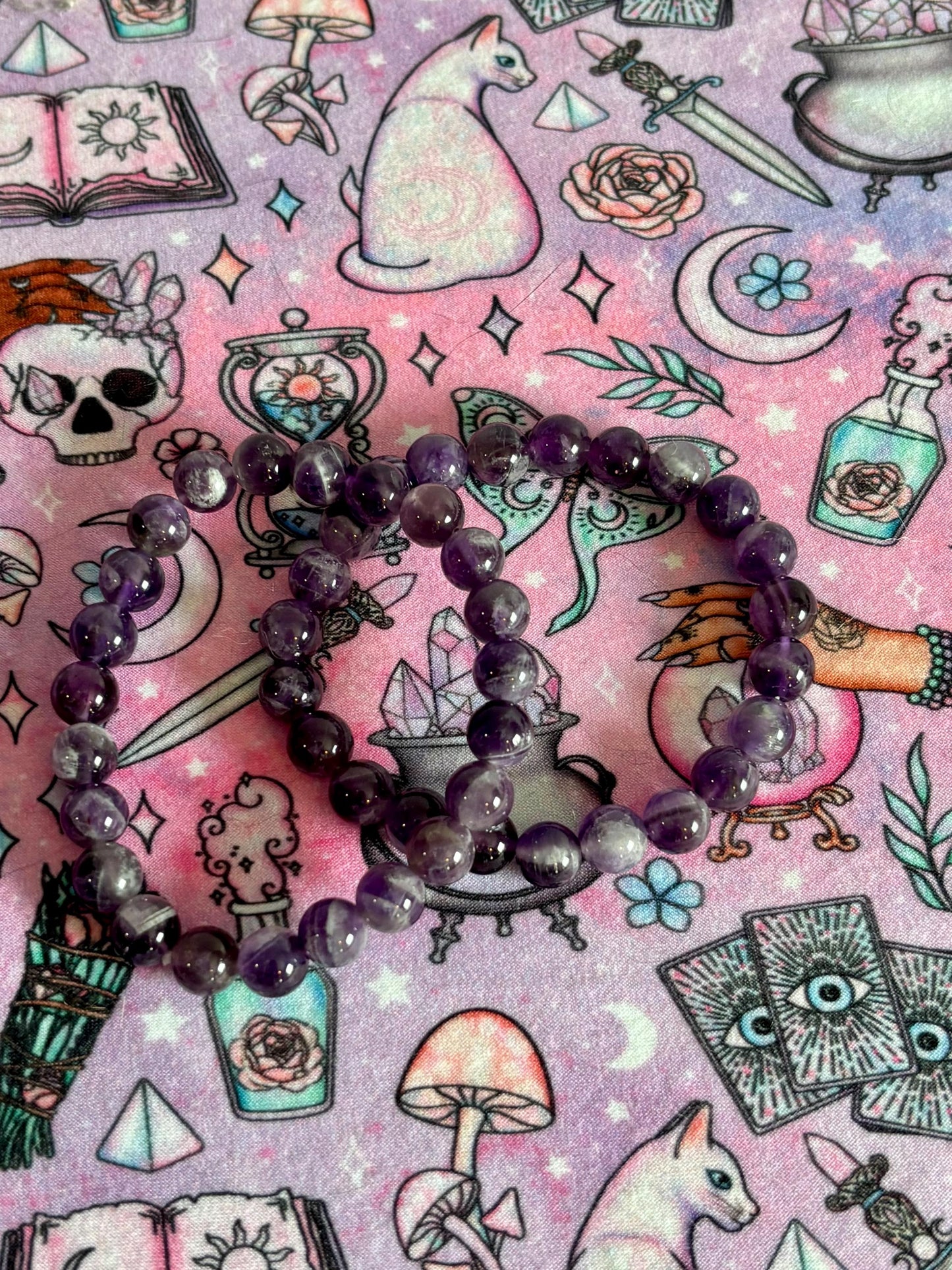 Fashion Beaded Bracelet, Stretch Bracelet, Crystals Bracelet, Charmed Bracelet, Boho Jewelry, Gift for Her