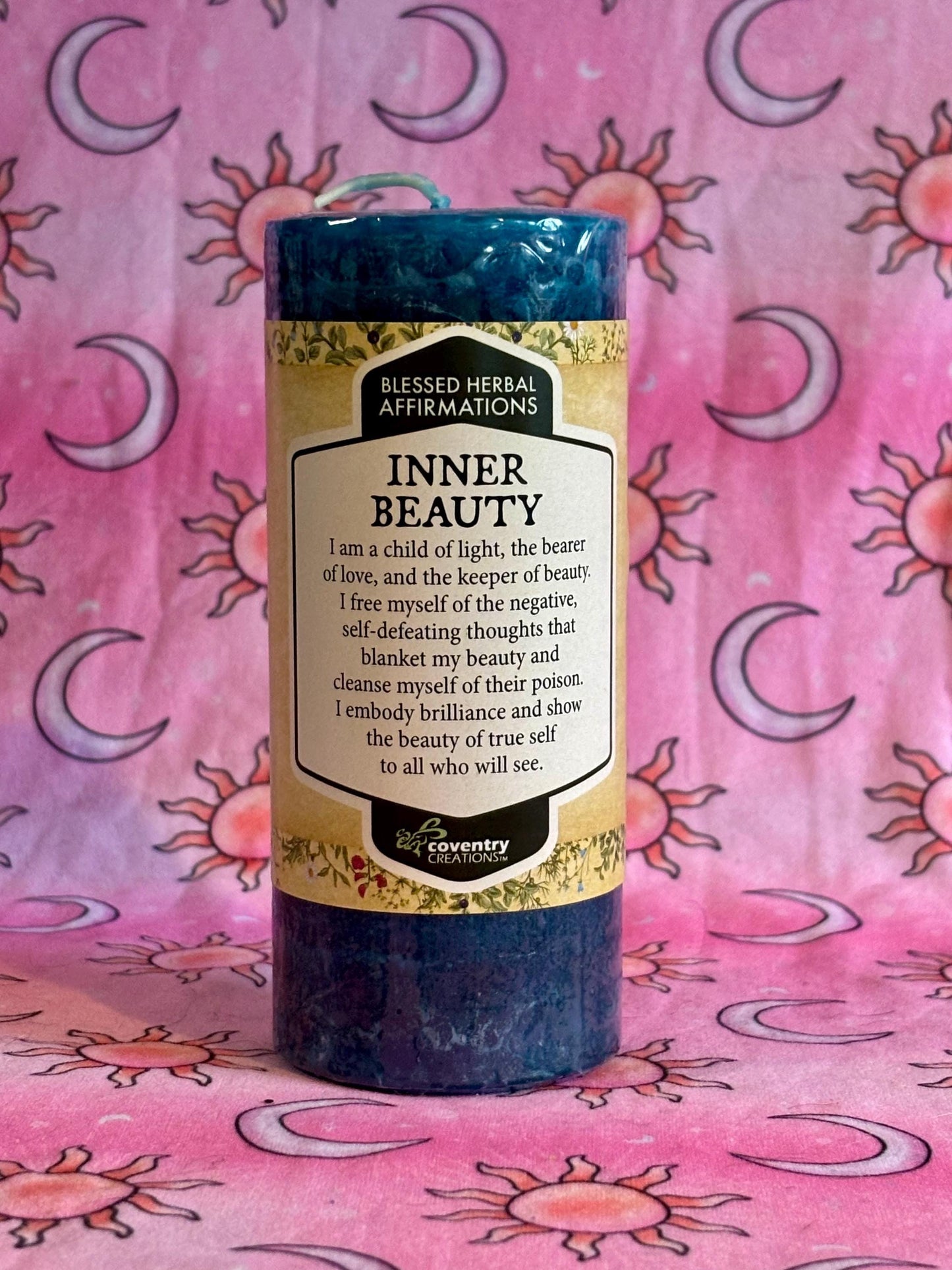 Inner Beauty Ritual Candle, Spell Candle, Self Love Candle, Confidence Candle, Altar Candle, Housewarming Gift, Confidence Spell Candle