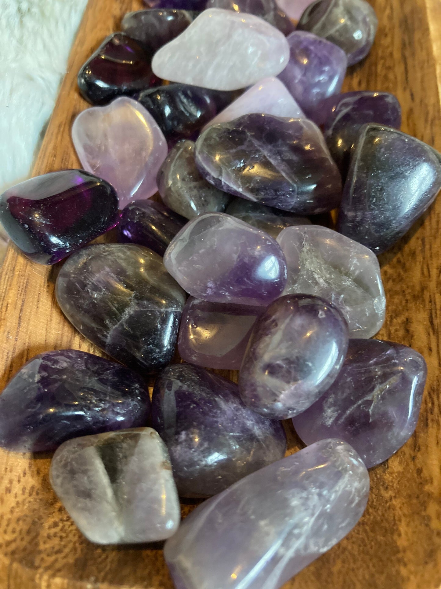 Amethyst Tumbled Stone * Amethyst * Tumbled Stones * Crystals * Witchcraft * Tumbled Crystals * Wiccan * Pagan * Witch