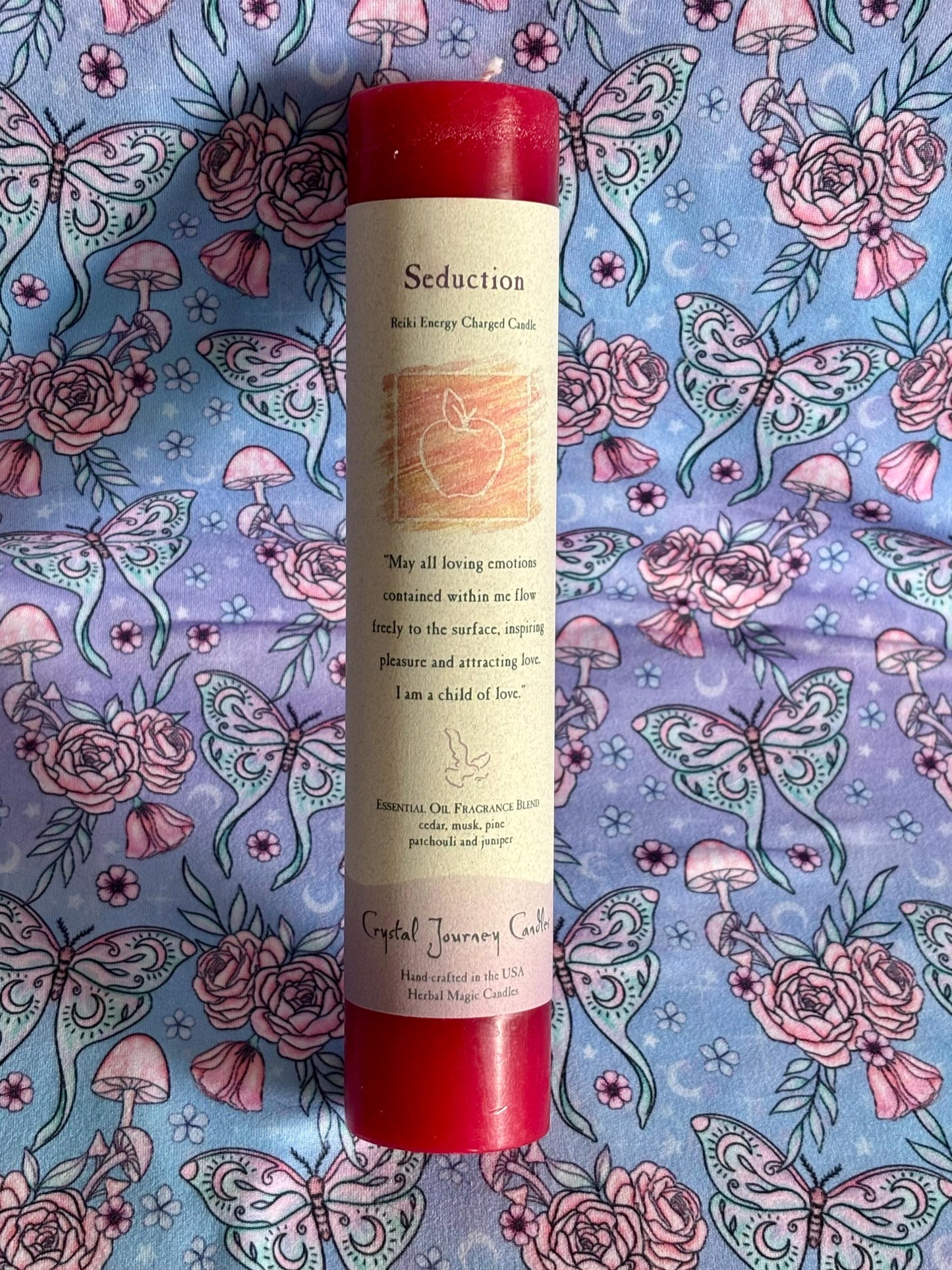 Seduction Ritual Candle, Seduction Spell Candle, Love Spell Candle, Lust Spell Candle, Spell Candles, Wiccan, Witchcraft