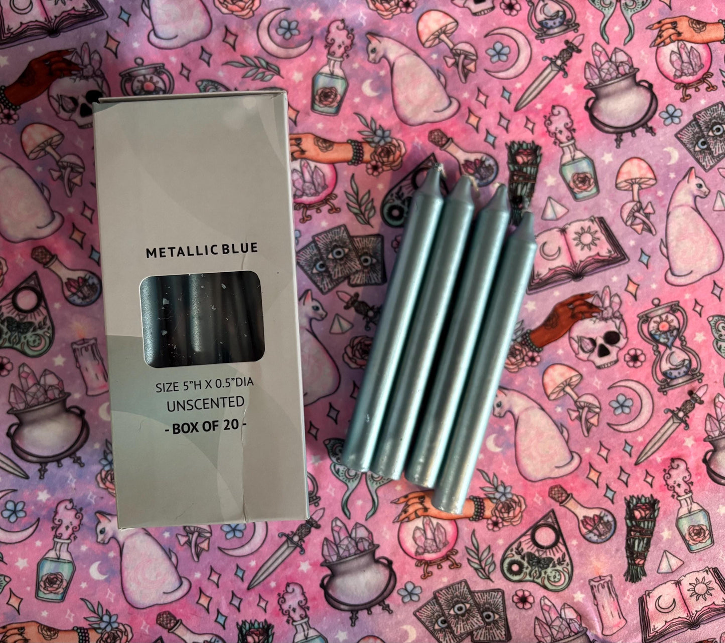 Metallic Chime Candles ~ Spell Candles ~ Small Candles ~ Witchcraft ~ Spell work ~ Witchy ~ Wiccan ~ Pagan ~ Craft Supplies