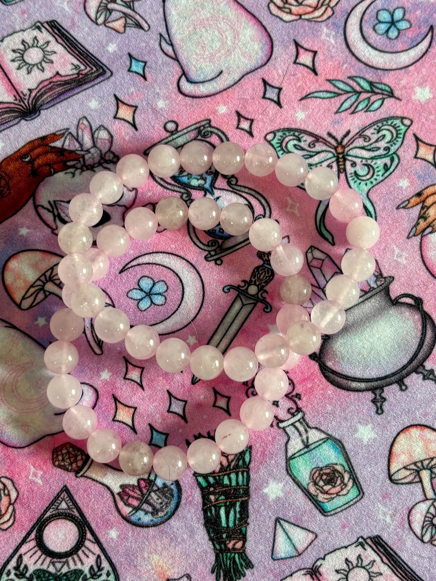 Fashion Beaded Bracelet, Stretch Bracelet, Crystals Bracelet, Charmed Bracelet, Boho Jewelry, Gift for Her