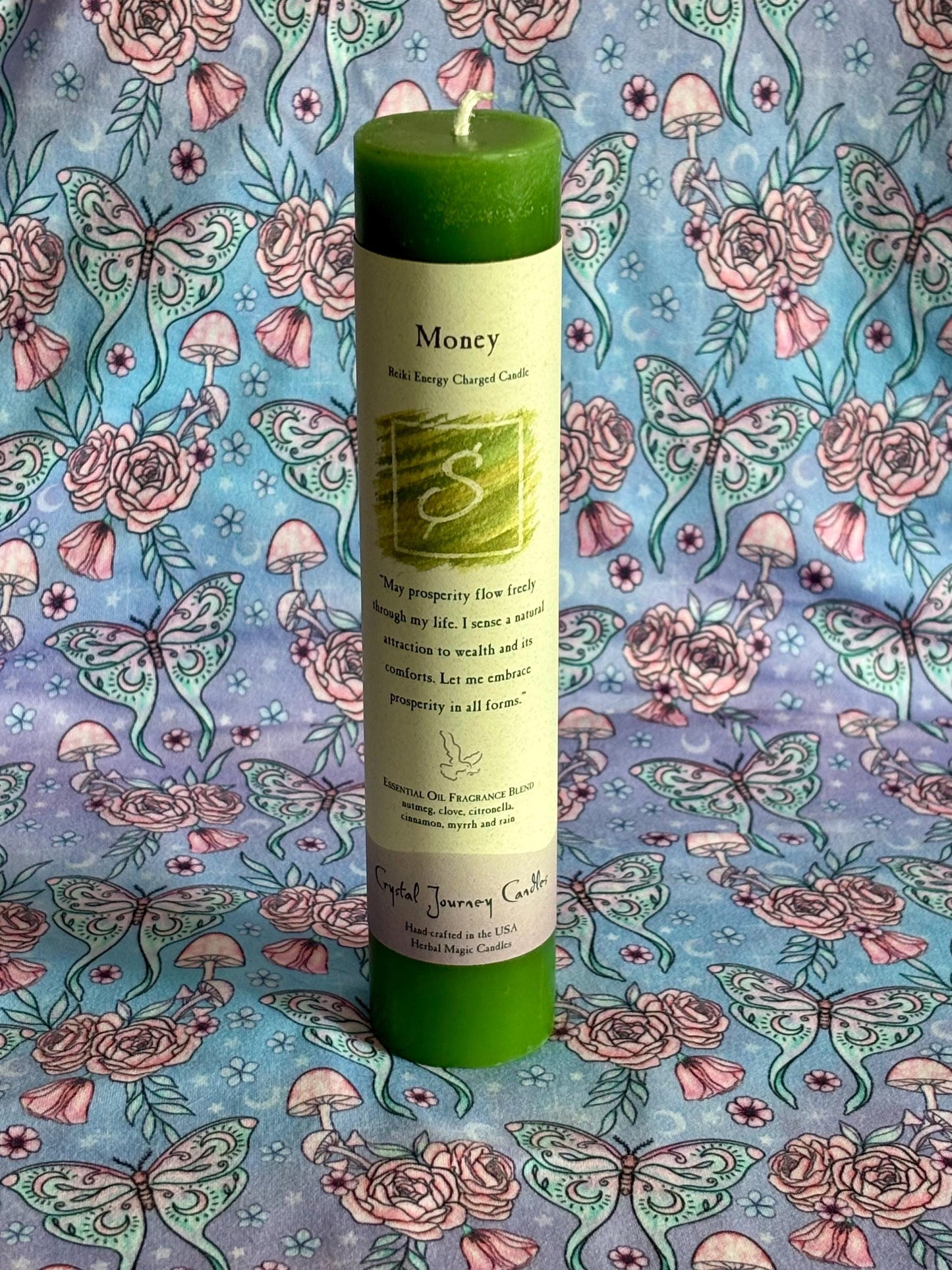 Money Spell Candle ~ Abundance Spell Candle ~ Cash Spell Candle ~ Witchcraft ~ Spell Candles ~ Wiccan ~ Pagan ~ Witch ~ Spellwork