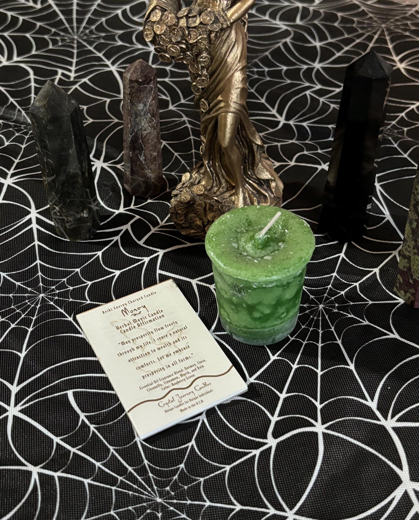 Money Votive Candle ~Money ~ Prosperity ~ Finance ~ Improve Financial Situation ~ Spell Candles ~ Fast Money ~ Financial Abundance