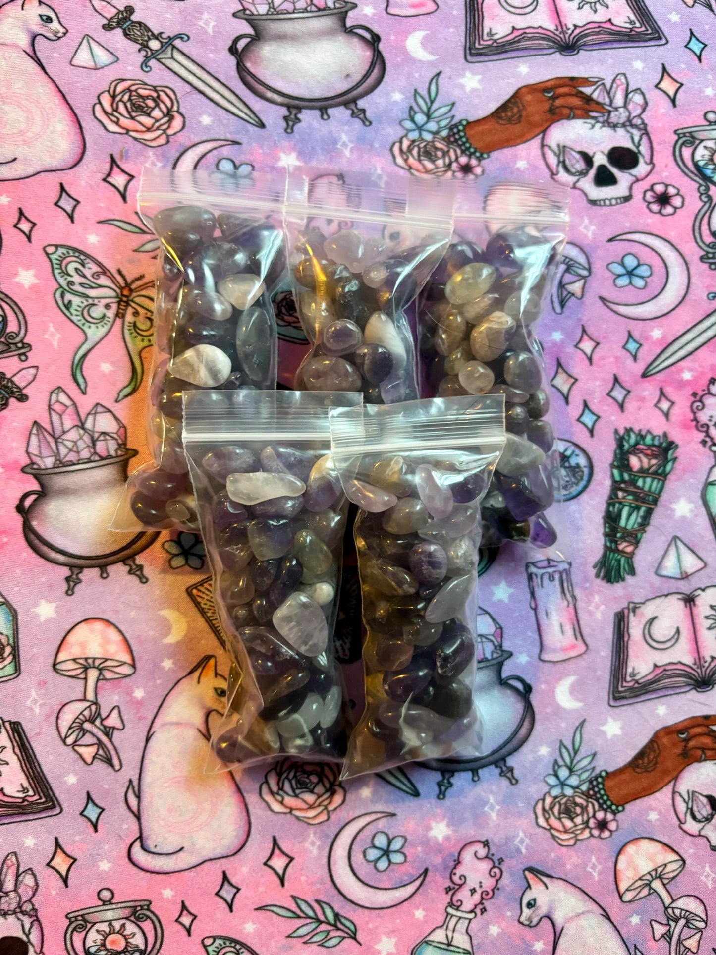 Tumbled Chips Stone * Tumbled Stones * Crystals * Witchcraft * Tumbled Crystals * Wiccan * Pagan * Witch