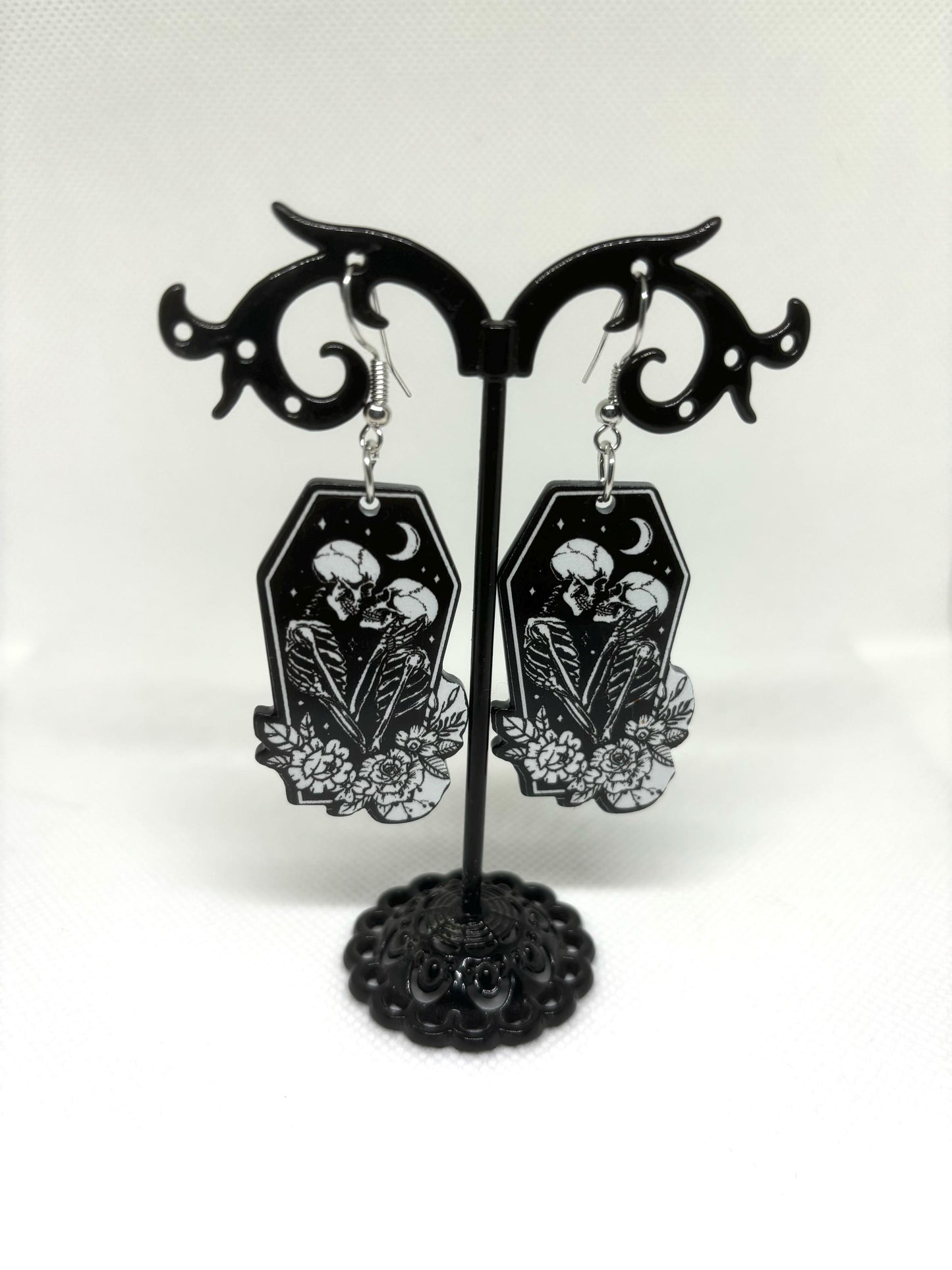 Witchy Earrings * Skulls Earrings * Magick Earrings * Tarot Card Earrings * Lovers Earrings * Dangle Earrings *Witchcraft Theme Earring