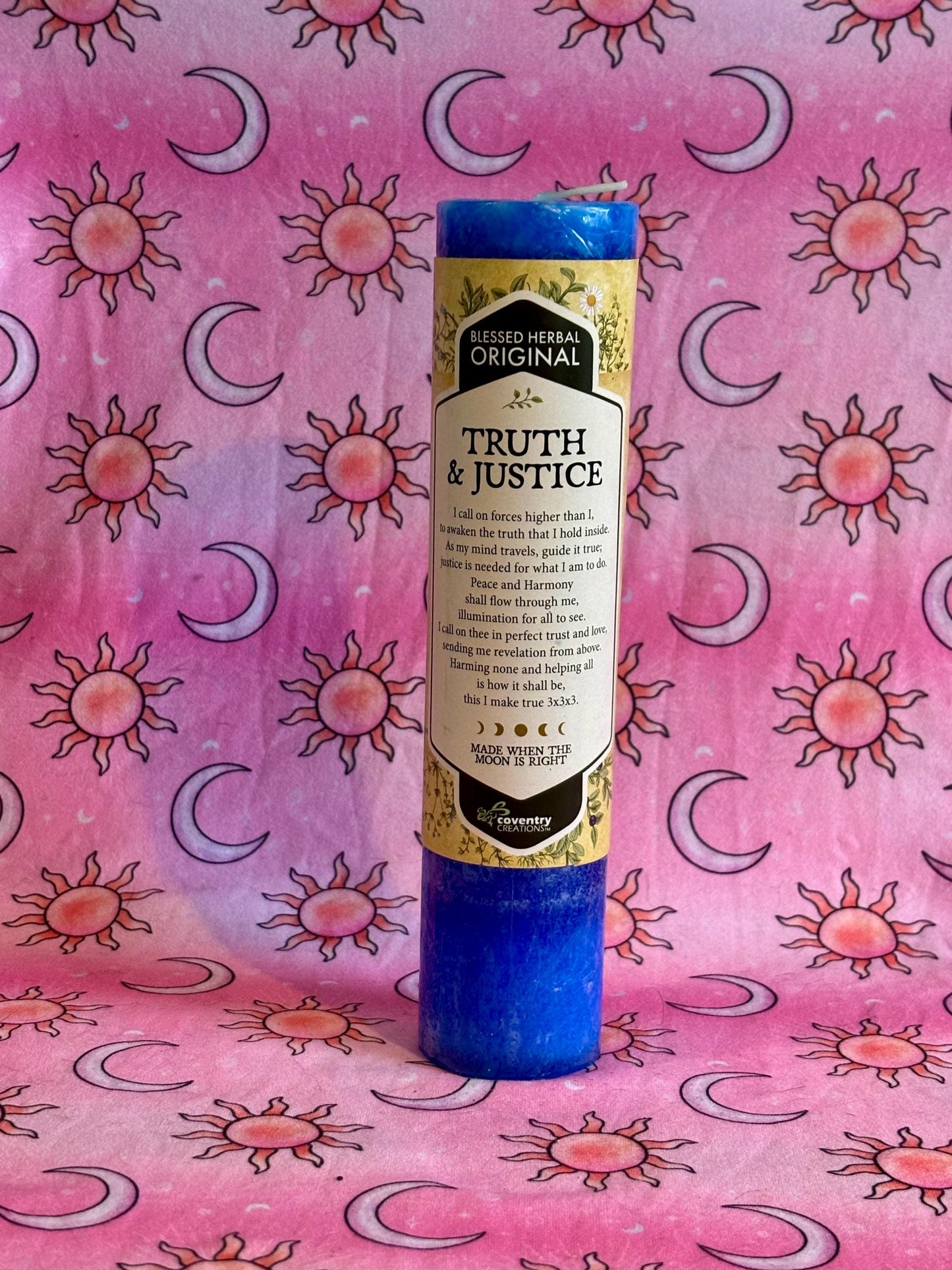 Truth And Justice Ritual Candle, Court Candle, Get Justice, Spell Candle, Ritual Candle, Truth And Justice Candle, Justice Ritual
