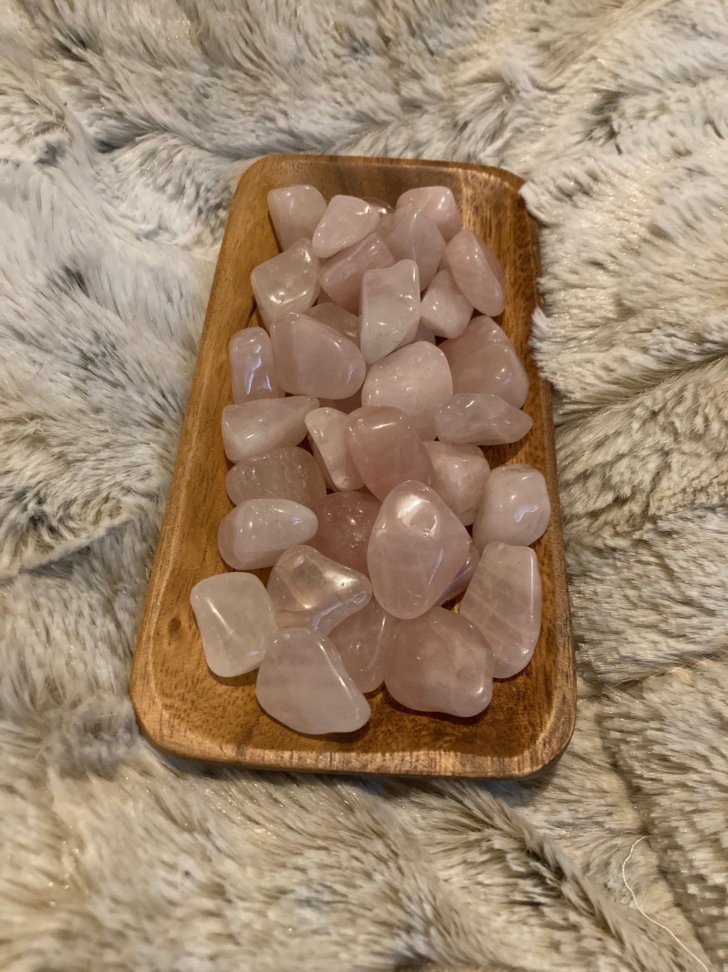 Rose Quartz Tumbled Stone * Rose Quartz * Tumbled Stones * Crystals * Witchcraft * Tumbled Crystals * Wiccan * Pagan * Witch