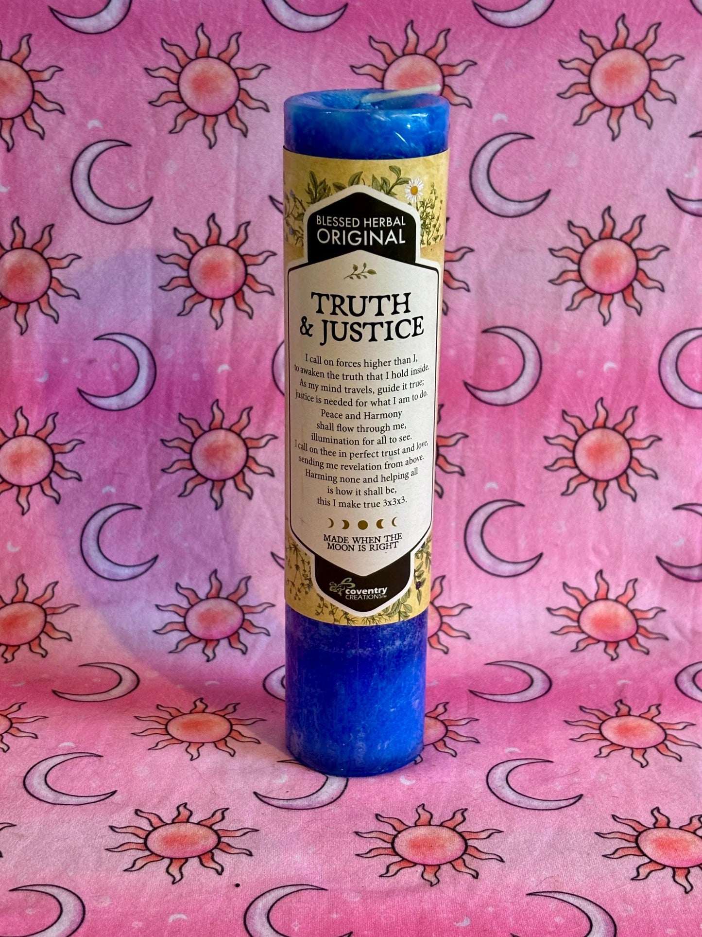 Truth And Justice Ritual Candle, Court Candle, Get Justice, Spell Candle, Ritual Candle, Truth And Justice Candle, Justice Ritual