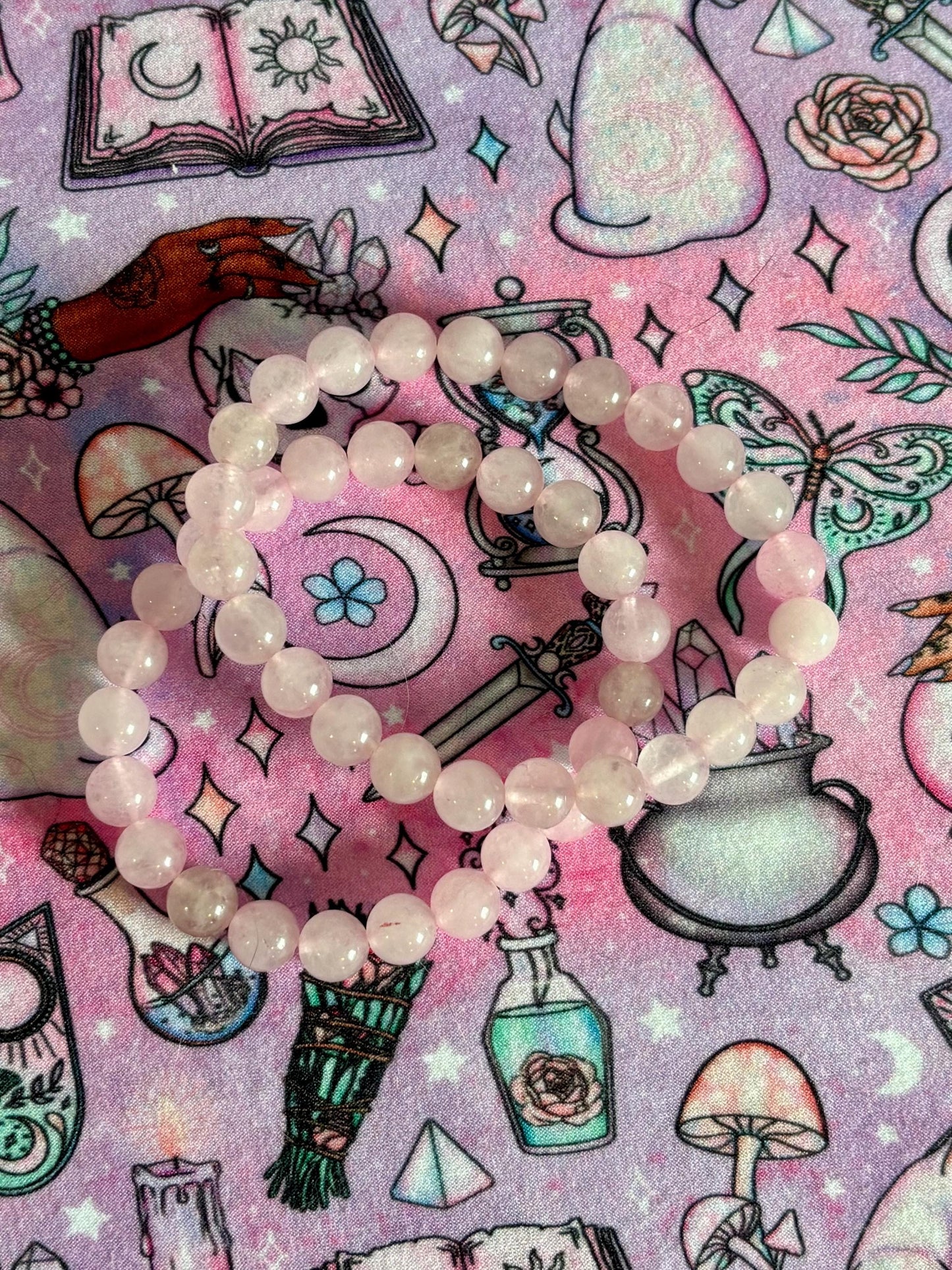 Fashion Beaded Bracelet, Stretch Bracelet, Crystals Bracelet, Charmed Bracelet, Boho Jewelry, Gift for Her