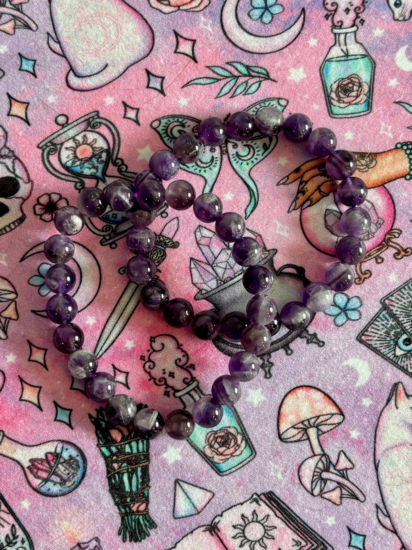 Fashion Beaded Bracelet, Stretch Bracelet, Crystals Bracelet, Charmed Bracelet, Boho Jewelry, Gift for Her