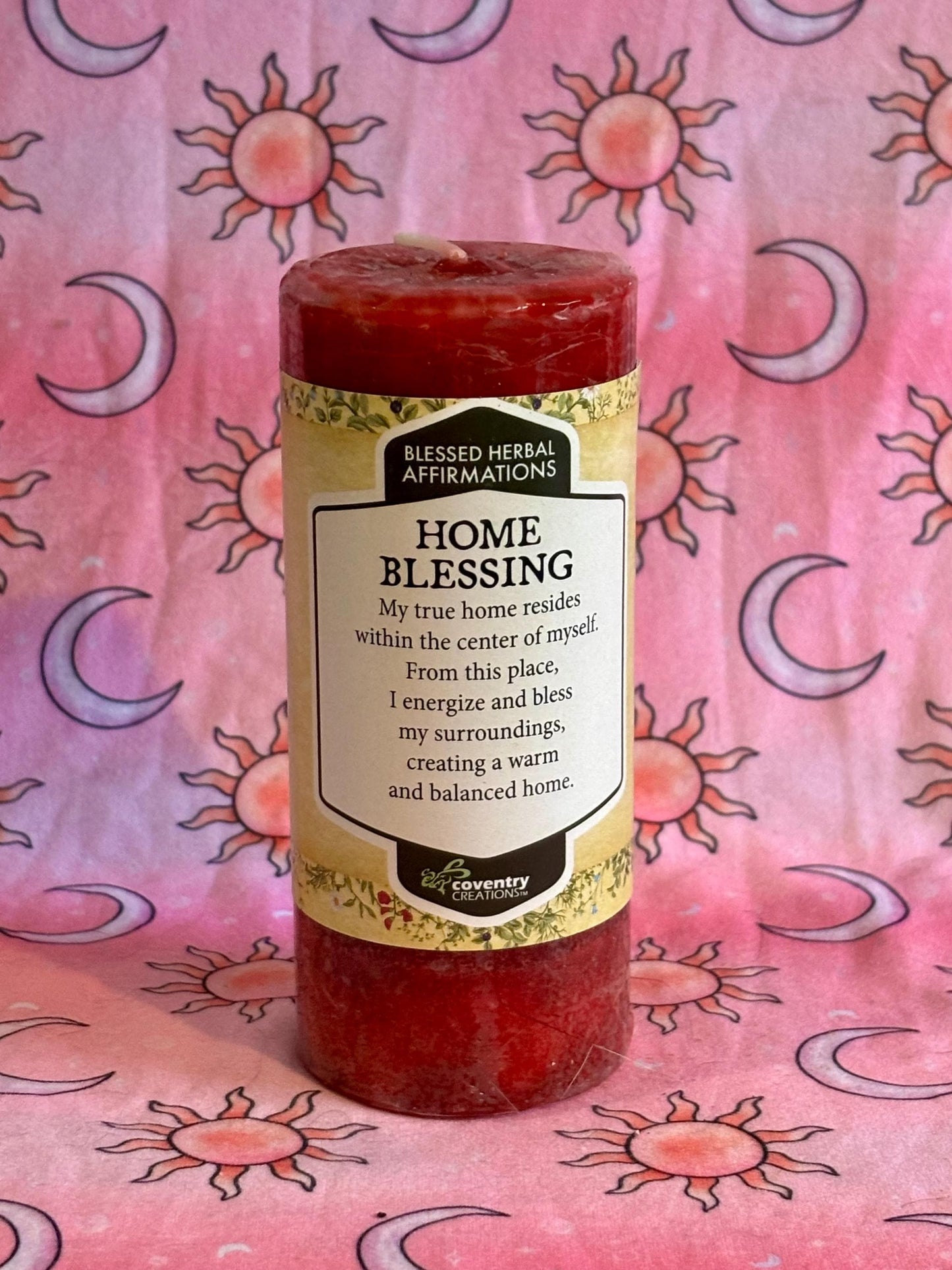 Home Blessing Ritual Candle, Spell Candle, Protection Candle, Altar Candle, Housewarming Gift, Spiritual Decor, Ritual Candle Home Blessing