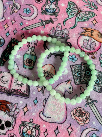 Fashion Beaded Bracelet, Stretch Bracelet, Crystals Bracelet, Charmed Bracelet, Boho Jewelry, Gift for Her