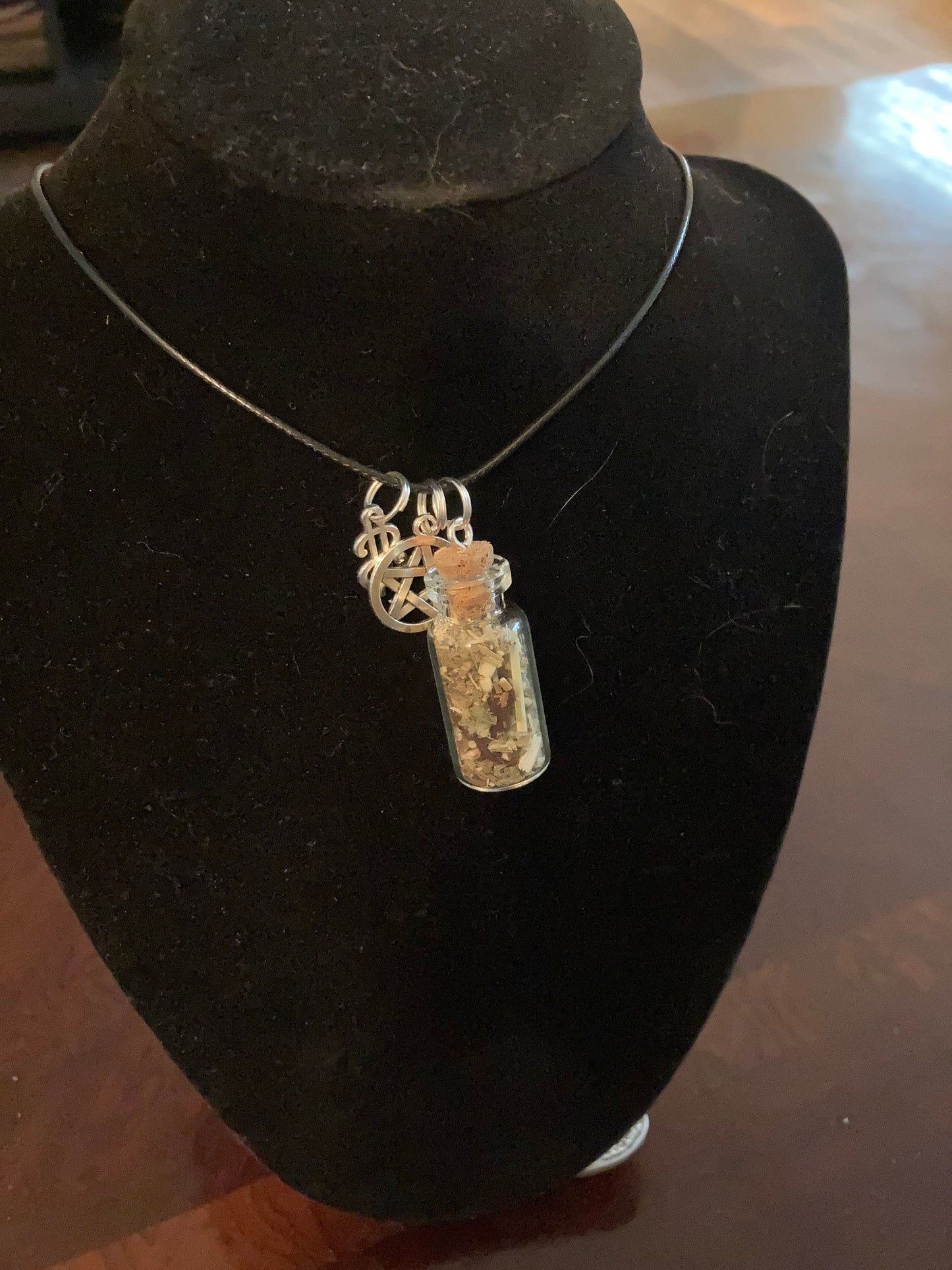 Job Offer Employment Spell Jar Necklace