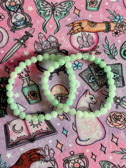 Fashion Beaded Bracelet, Stretch Bracelet, Crystals Bracelet, Charmed Bracelet, Boho Jewelry, Gift for Her