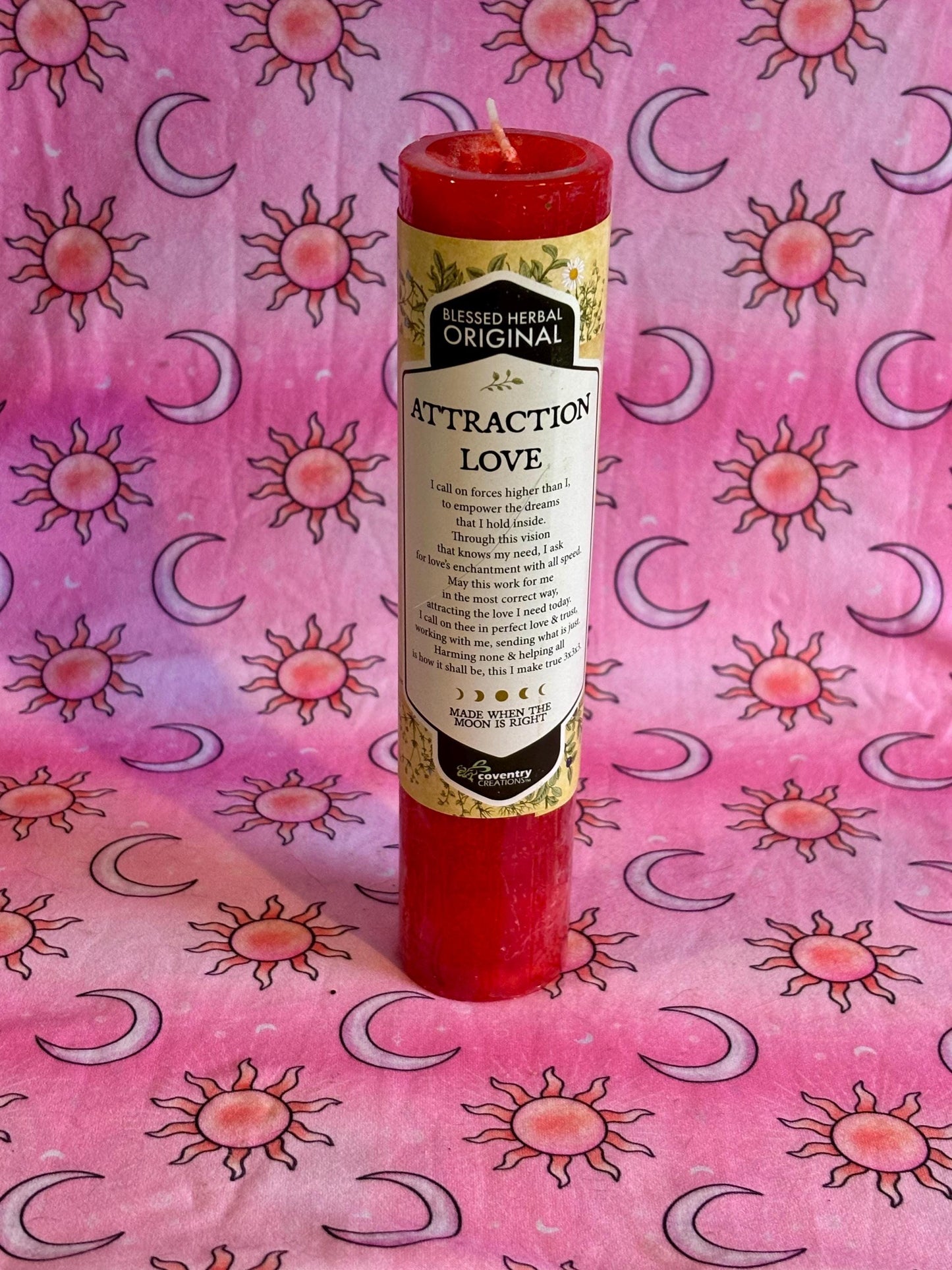 Spell Candle for Love, Attraction Candle, Ritual for Seduction, Soul Mate and Love Candle, Gift, Romance, Valentine's Day, Soul Mate Magnet