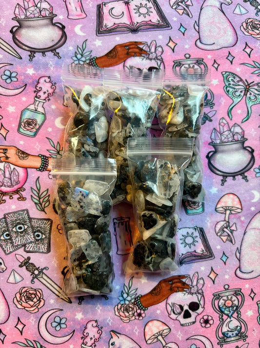 Tumbled Chips  Stone  * Tumbled Stones * Crystals * Witchcraft * Tumbled Crystals * Wiccan * Pagan * Witch