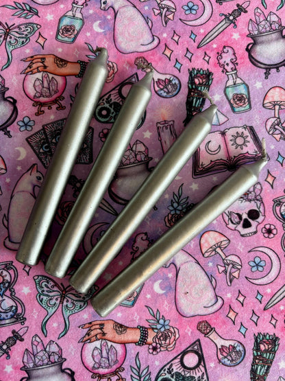 Metallic Chime Candles ~ Spell Candles ~ Small Candles ~ Witchcraft ~ Spell work ~ Witchy ~ Wiccan ~ Pagan ~ Craft Supplies