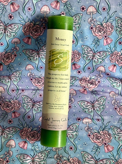 Money Spell Candle ~ Abundance Spell Candle ~ Cash Spell Candle ~ Witchcraft ~ Spell Candles ~ Wiccan ~ Pagan ~ Witch ~ Spellwork