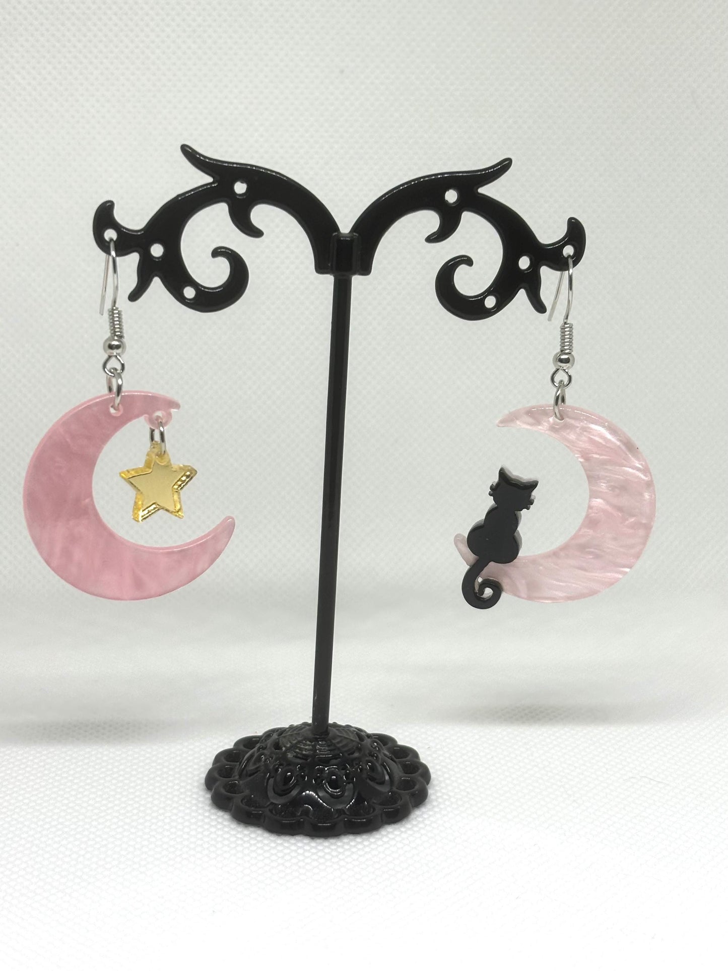 Witchy Earrings * Pentacle Earrings * Magick Earrings * Tarot Card Earrings * Pentagram Earrings * Dangle Earrings *Witchcraft Theme Earring