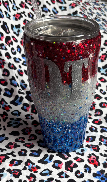 Custom FDT Tumblers ~ Glitter Epoxy Tumbler ~ Epoxy Tumbler  ~ 30 oz. Tumbler ~ Custom Tumblers ~ Gift Ideas ~ Anti-Trump Tumbler