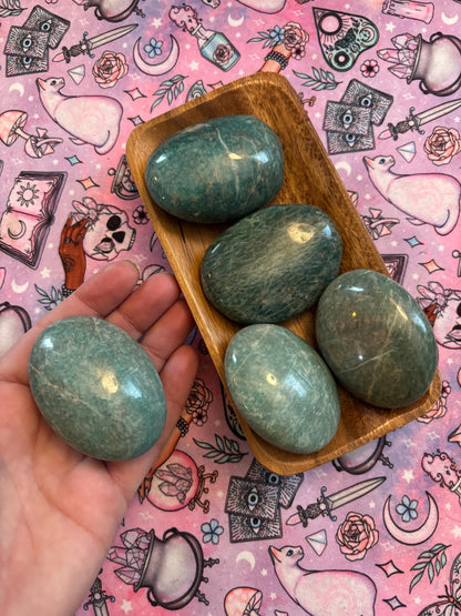 Amazonite Palm Stone* Crystals * Witchcraft * Wiccan * Pagan * Altar Decoration * Spiritual Gift * Witch