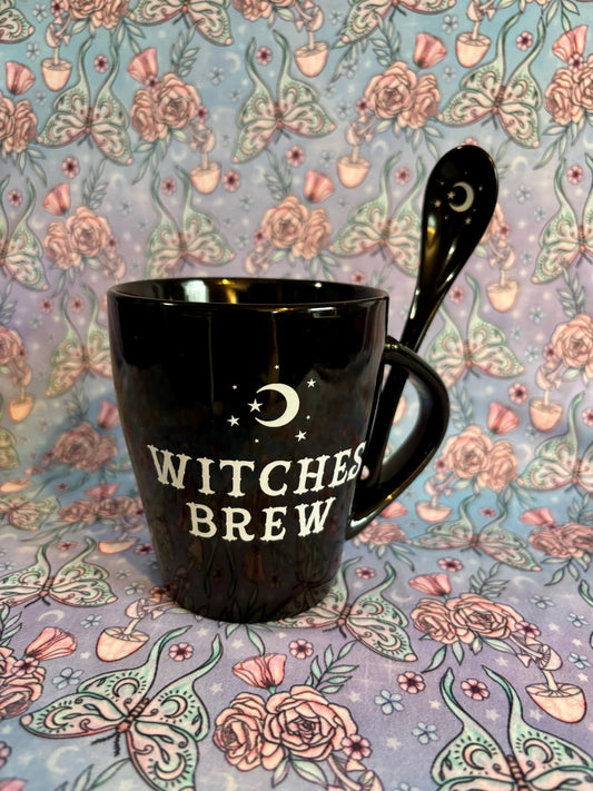 Cute Ceramic Coffee Cup ~ Witches Coffee Cup ~ Witches Coffee Mug ~ Witches Tea Mug ~ Witches Tea Cup ~ Witches Drinkware ~ Witches Brew