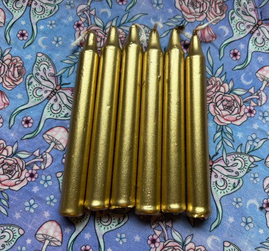 Metallic Chime Candles ~ Spell Candles ~ Small Candles ~ Witchcraft ~ Spell work ~ Witchy ~ Wiccan ~ Pagan ~ Craft Supplies