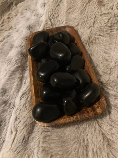 Black Tourmaline Tumbled Stone *  Black Tourmaline * Tumbled Stones * Crystals * Witchcraft * Tumbled Crystals * Wiccan * Pagan * Witch