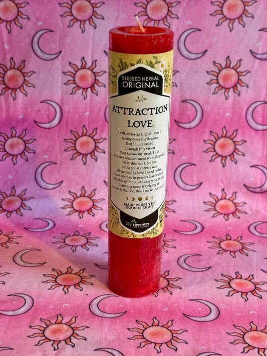 Spell Candle for Love, Attraction Candle, Ritual for Seduction, Soul Mate and Love Candle, Gift, Romance, Valentine's Day, Soul Mate Magnet