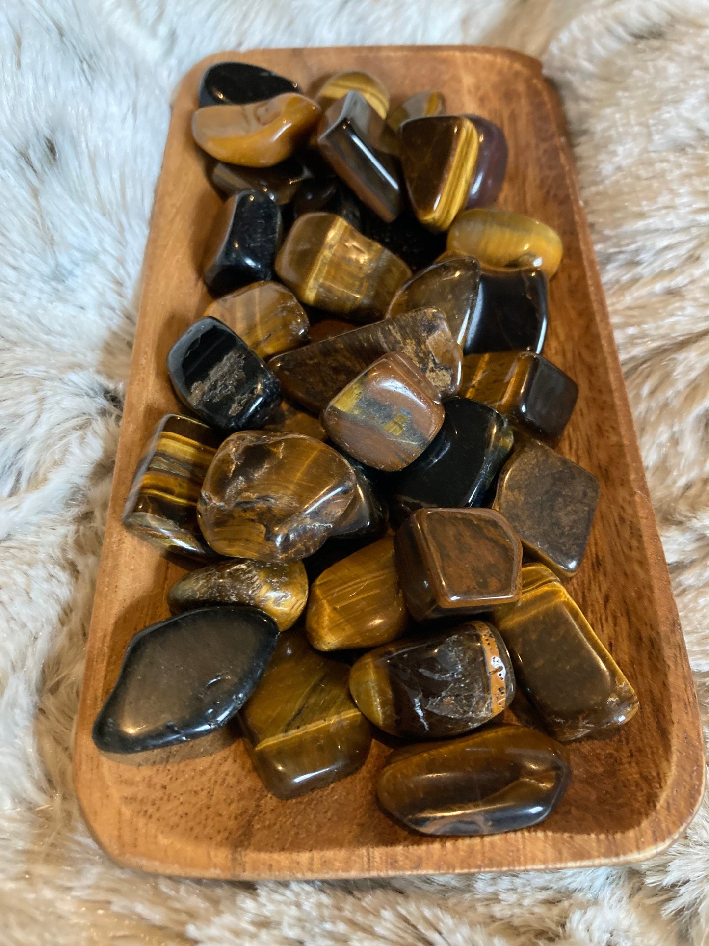 Tiger's Eye Tumbled Stone * Tiger's Eye * Tumbled Stones * Crystals * Witchcraft * Tumbled Crystals * Wiccan * Pagan * Witch