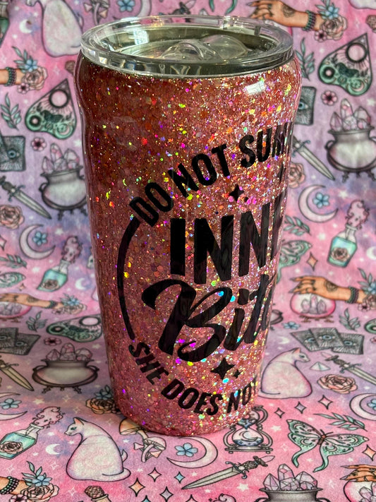 Do Not Summon My Inner Demon~ Glitter Epoxy Tumbler ~ Epoxy Tumbler  ~ 20 oz. Tumbler ~ Custom Tumblers ~ Gifts~ Teacher Gift ~ Bridal Gifts
